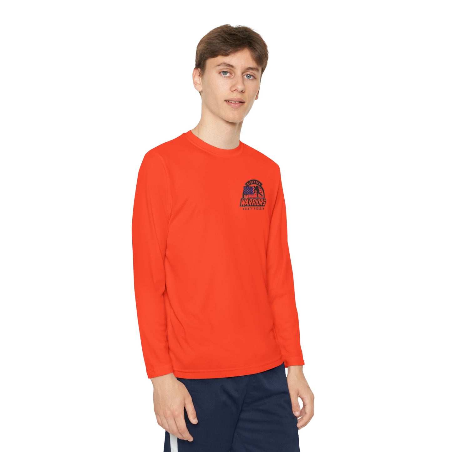 Nebraska Warriors Hockey Program Long Sleeve Tee Youth