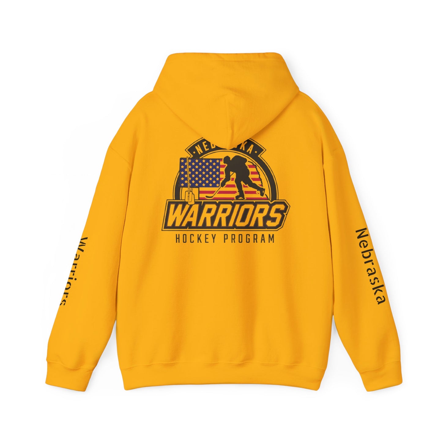 Nebraska Warriors Hockey Program - Hooded Sweatshirt