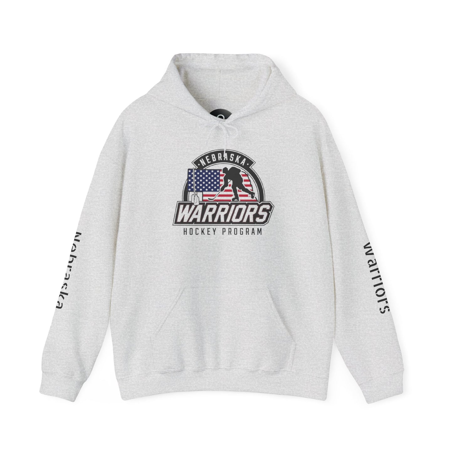 Nebraska Warriors Hockey Program - Hooded Sweatshirt