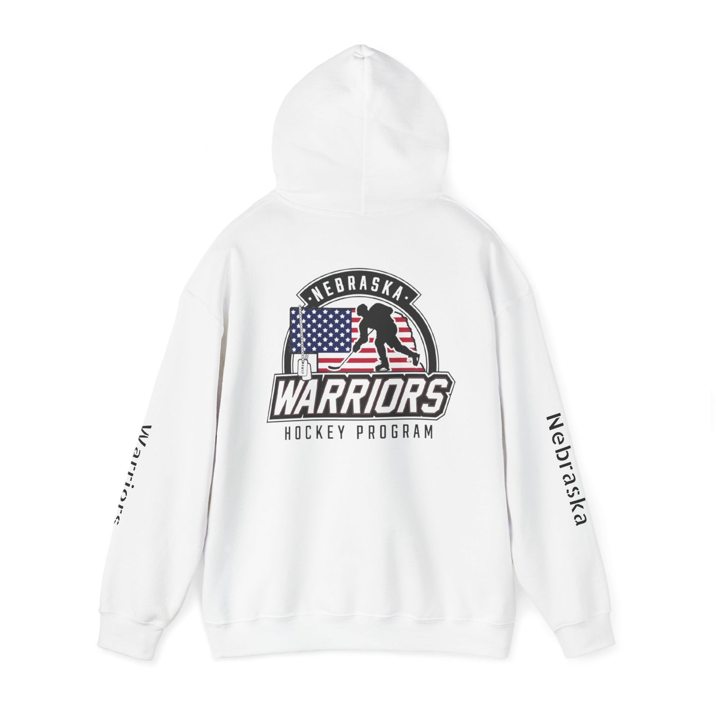 Nebraska Warriors Hockey Program - Hooded Sweatshirt