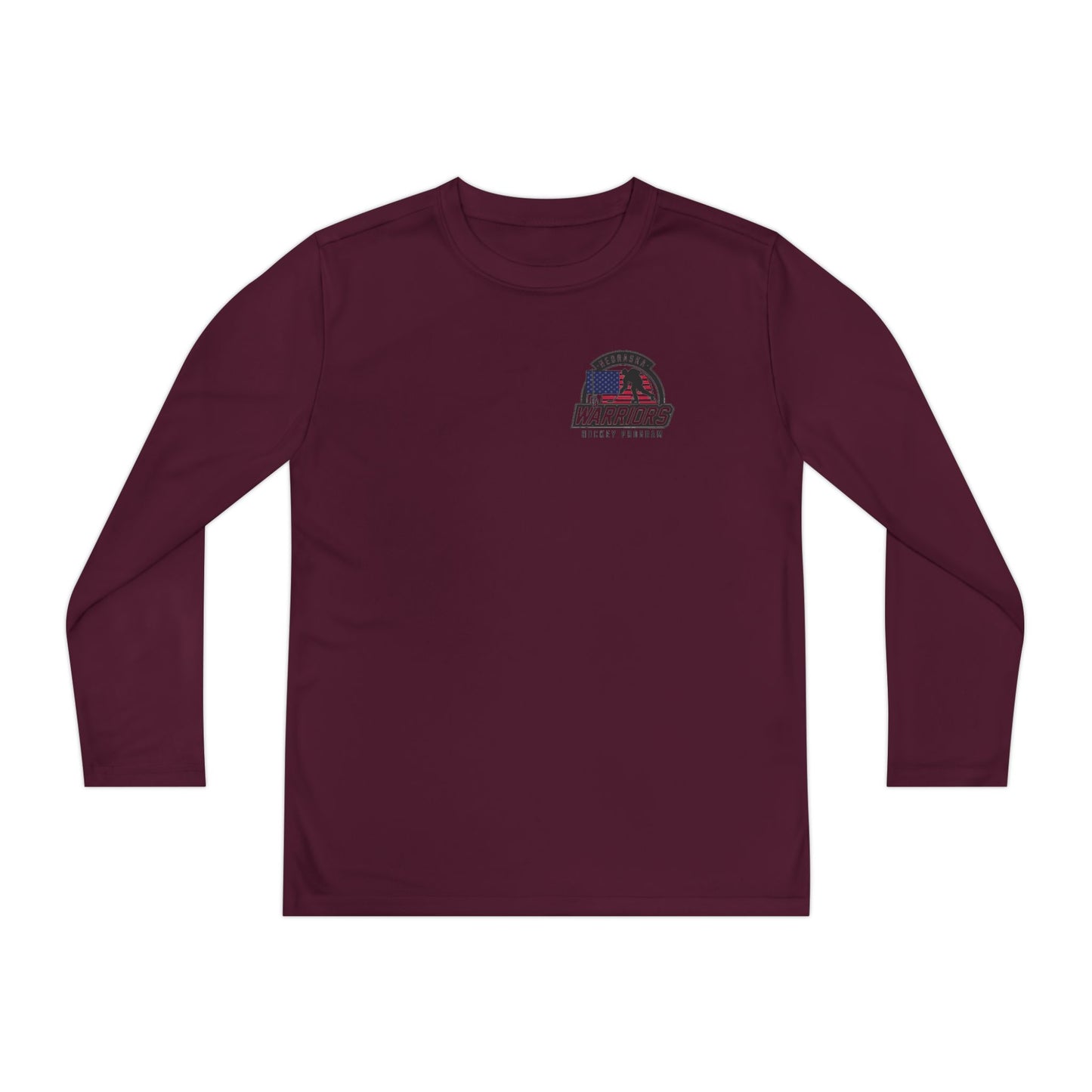 Nebraska Warriors Hockey Program Long Sleeve Tee Youth