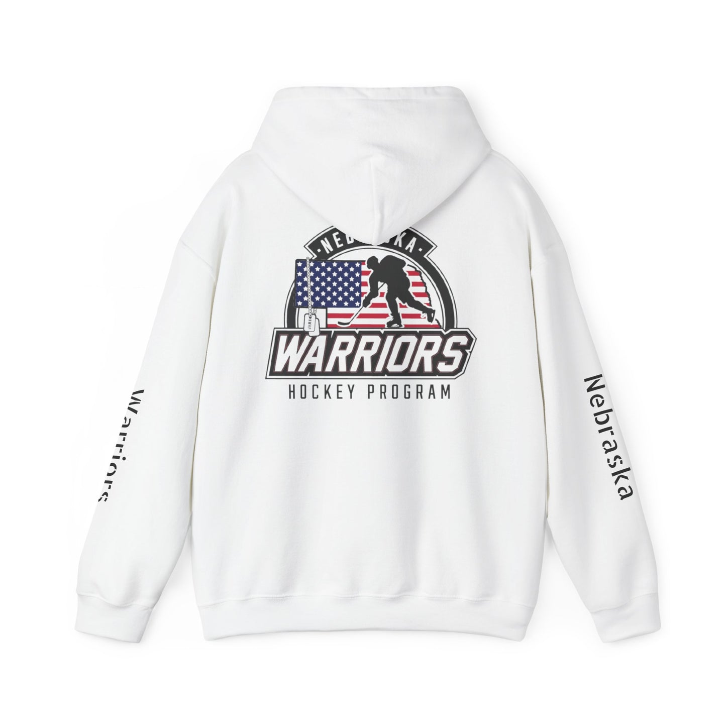 Nebraska Warriors Hockey Program - Hooded Sweatshirt