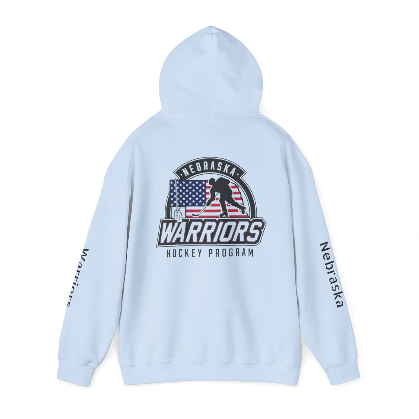 Nebraska Warriors Hockey Program - Hooded Sweatshirt