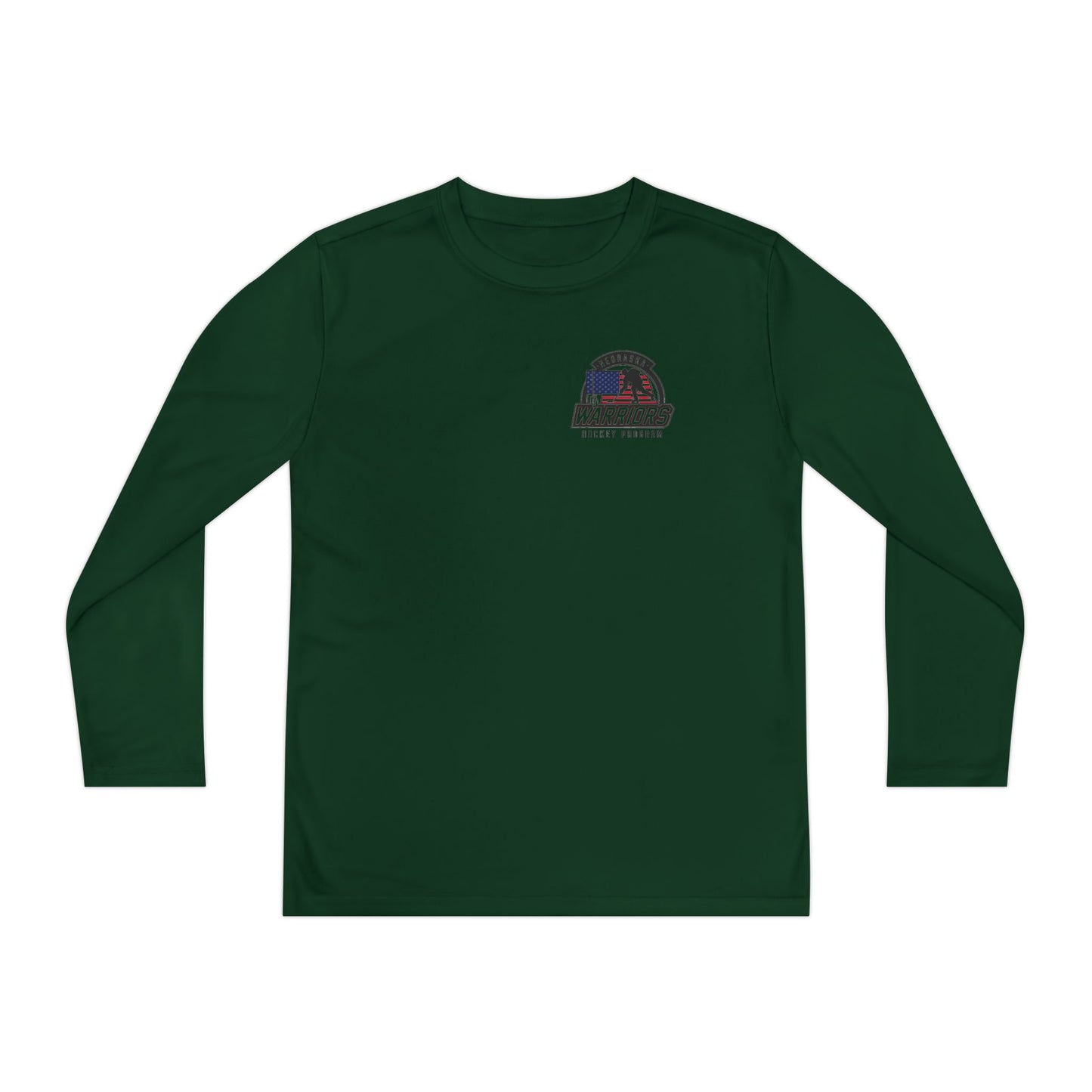 Nebraska Warriors Hockey Program Long Sleeve Tee Youth