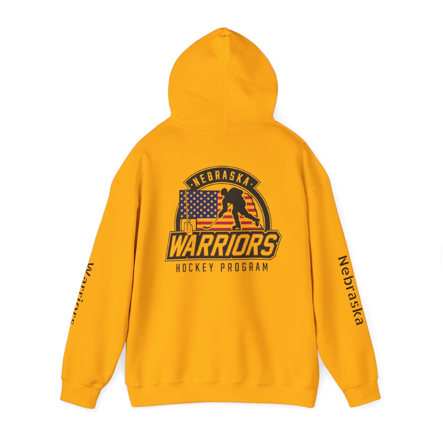 Nebraska Warriors Hockey Program - Hooded Sweatshirt