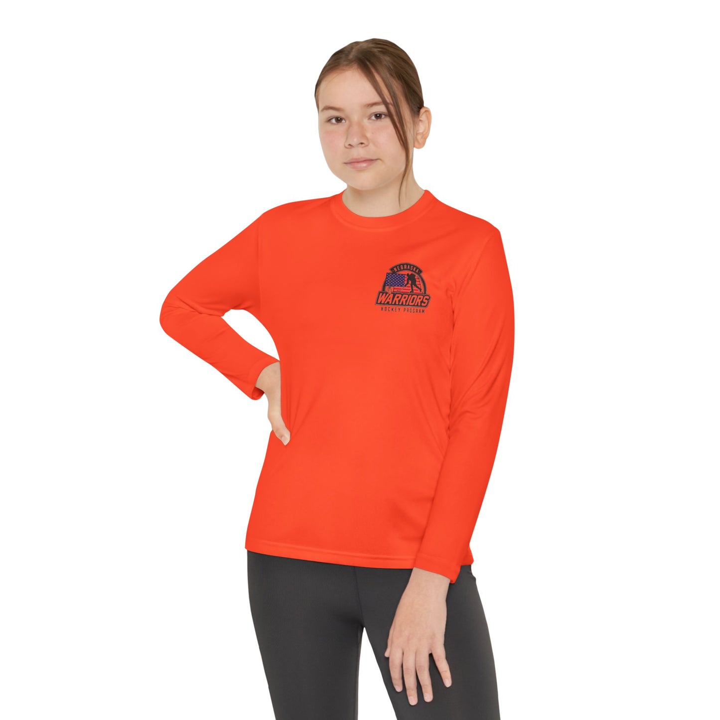 Nebraska Warriors Hockey Program Long Sleeve Tee Youth