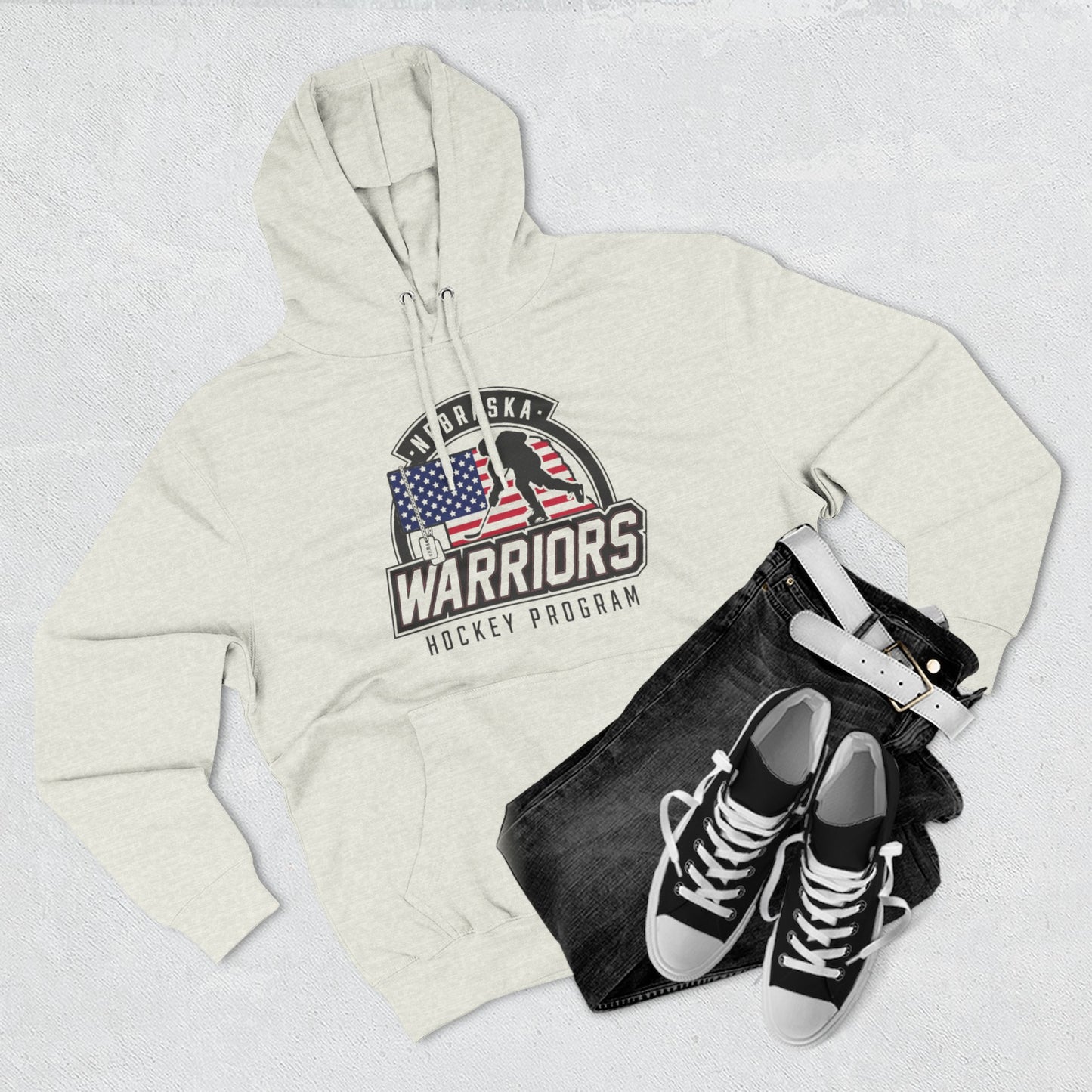 Nebraska Warriors Hockey Program - Fleece Hoodie (FB)