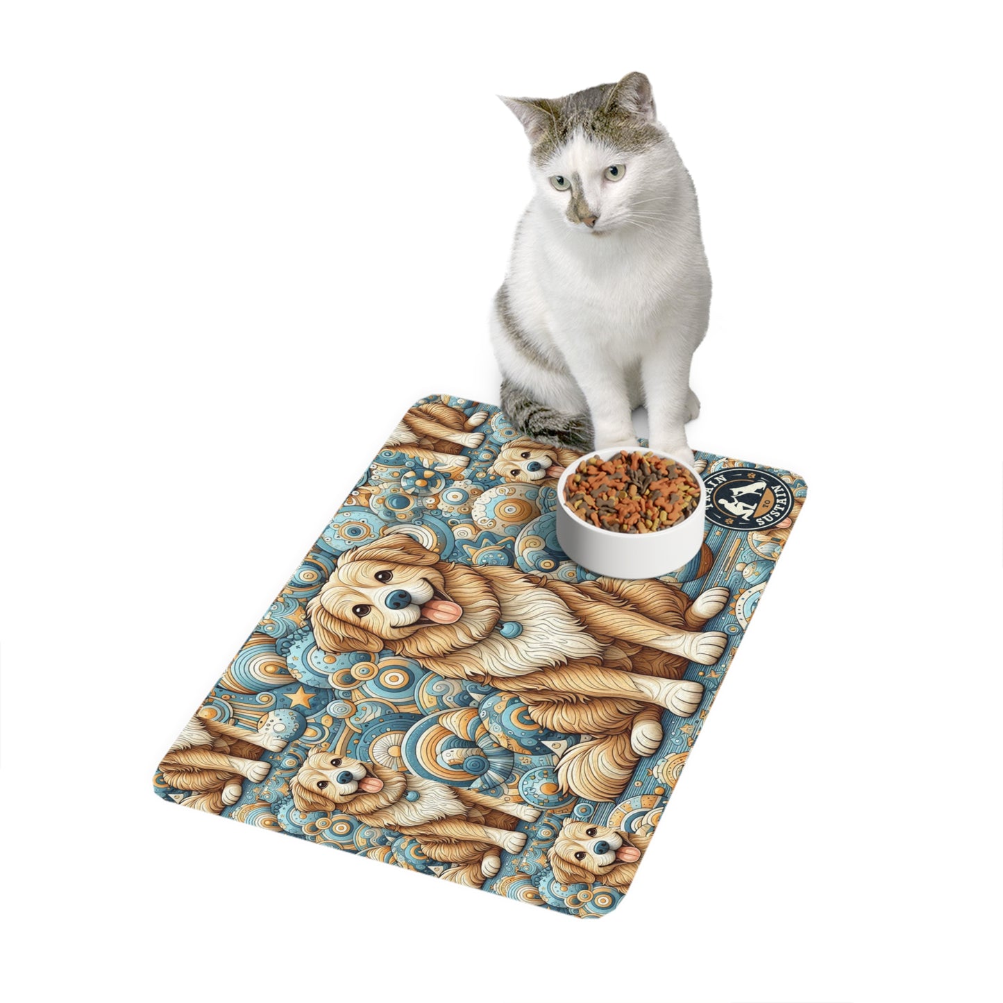 Train to Sustain - Pet Food Mat (Dog Space)