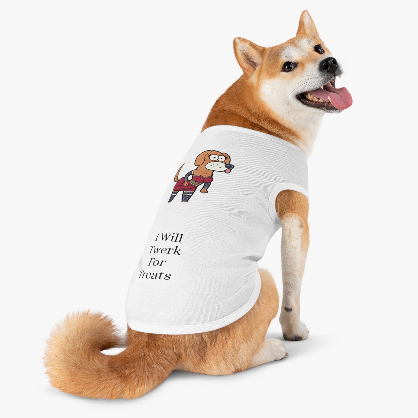 Train to Sustain - Cute Dog Tank Top (Twerk)