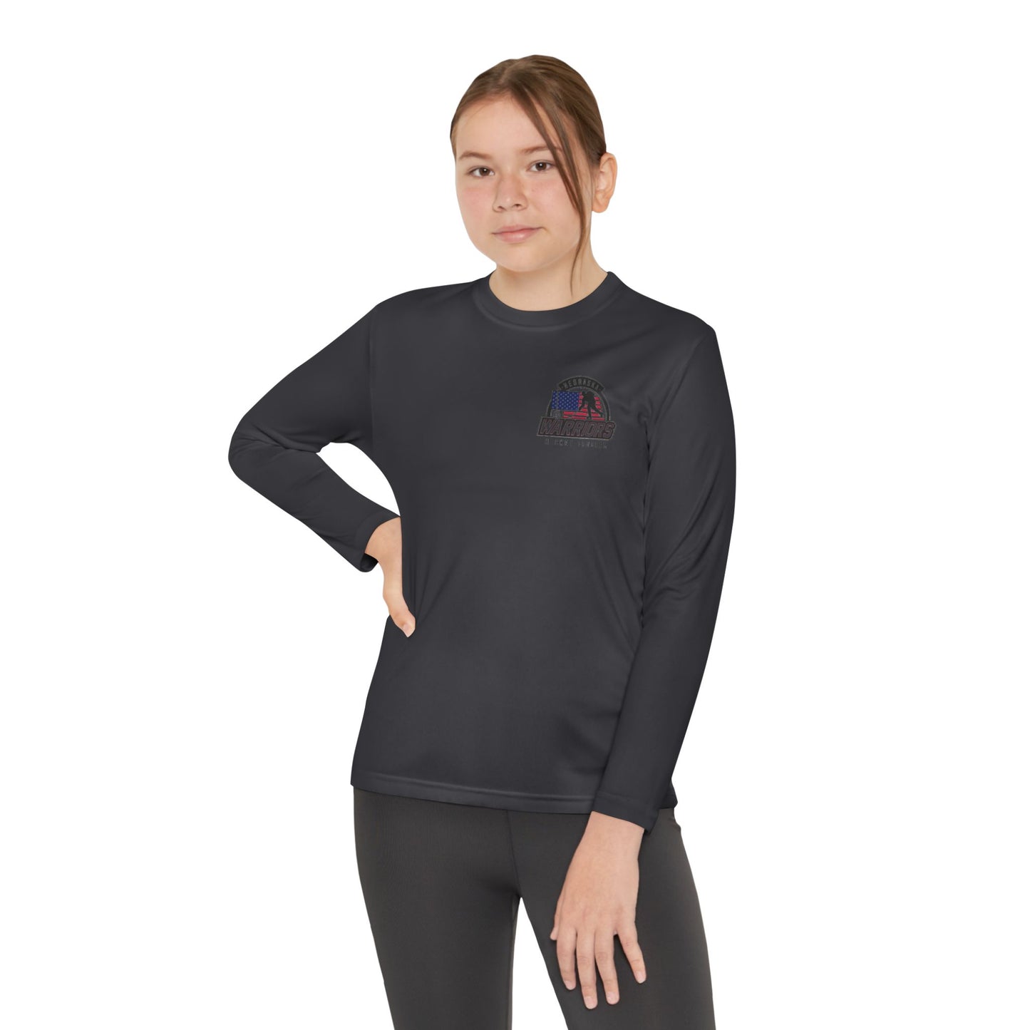 Nebraska Warriors Hockey Program Long Sleeve Tee Youth