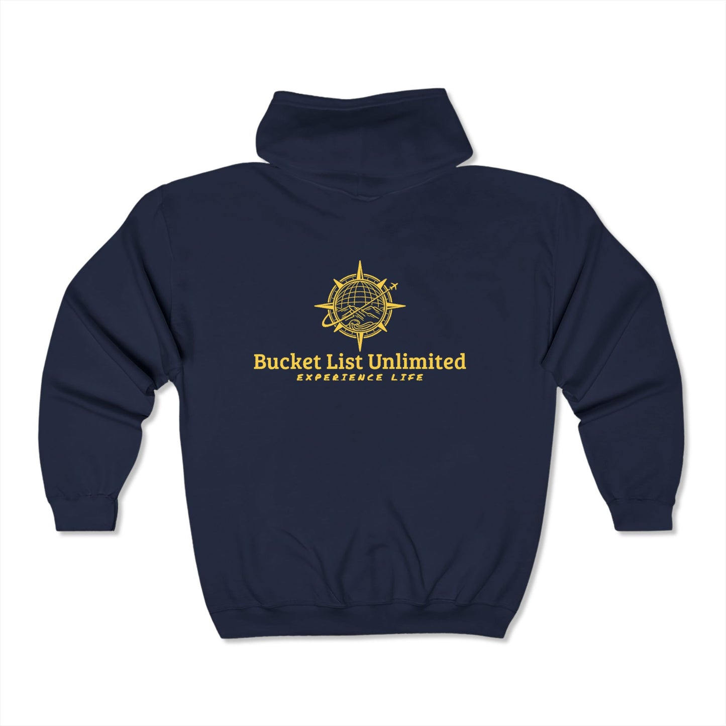 Bucket List Unlimited Unisex Heavy Blend™ Full Zip Hooded Sweatshirt