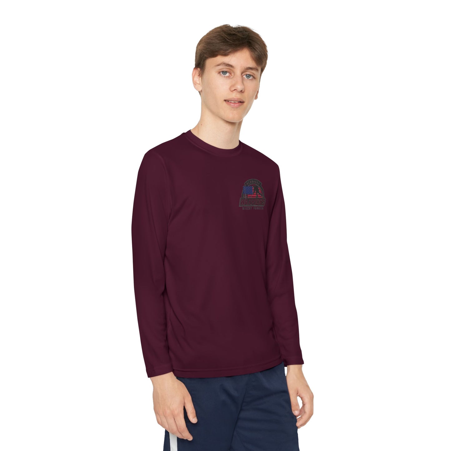 Nebraska Warriors Hockey Program Long Sleeve Tee Youth