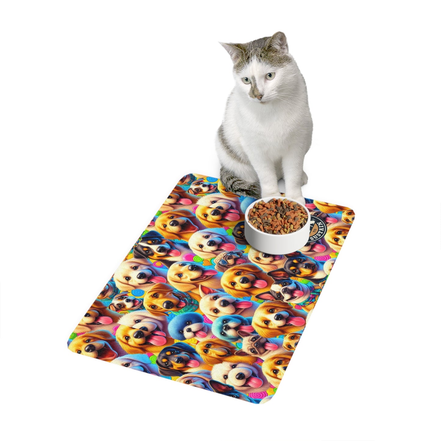 Train to Sustain - Pet Food Mat (Puppies)