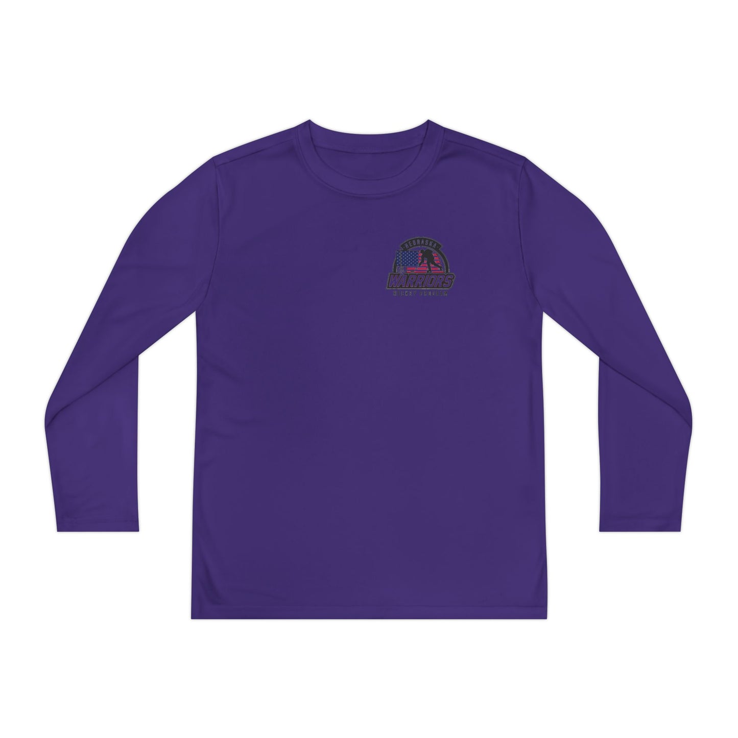 Nebraska Warriors Hockey Program Long Sleeve Tee Youth