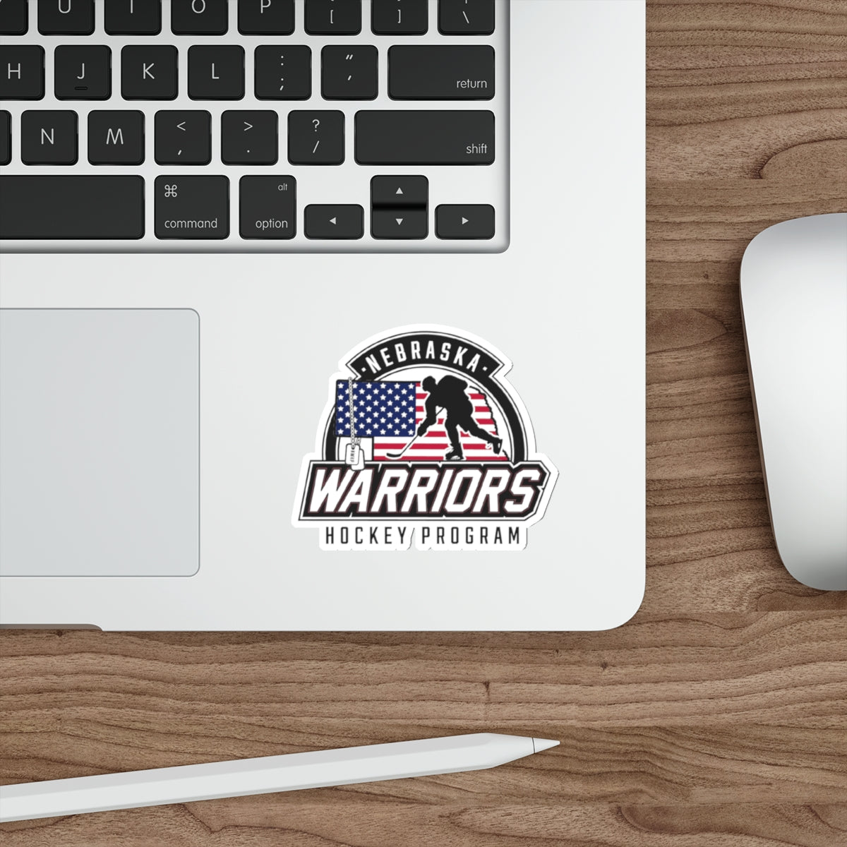 Nebraska Warriors Hockey Program - Die-Cut Stickers