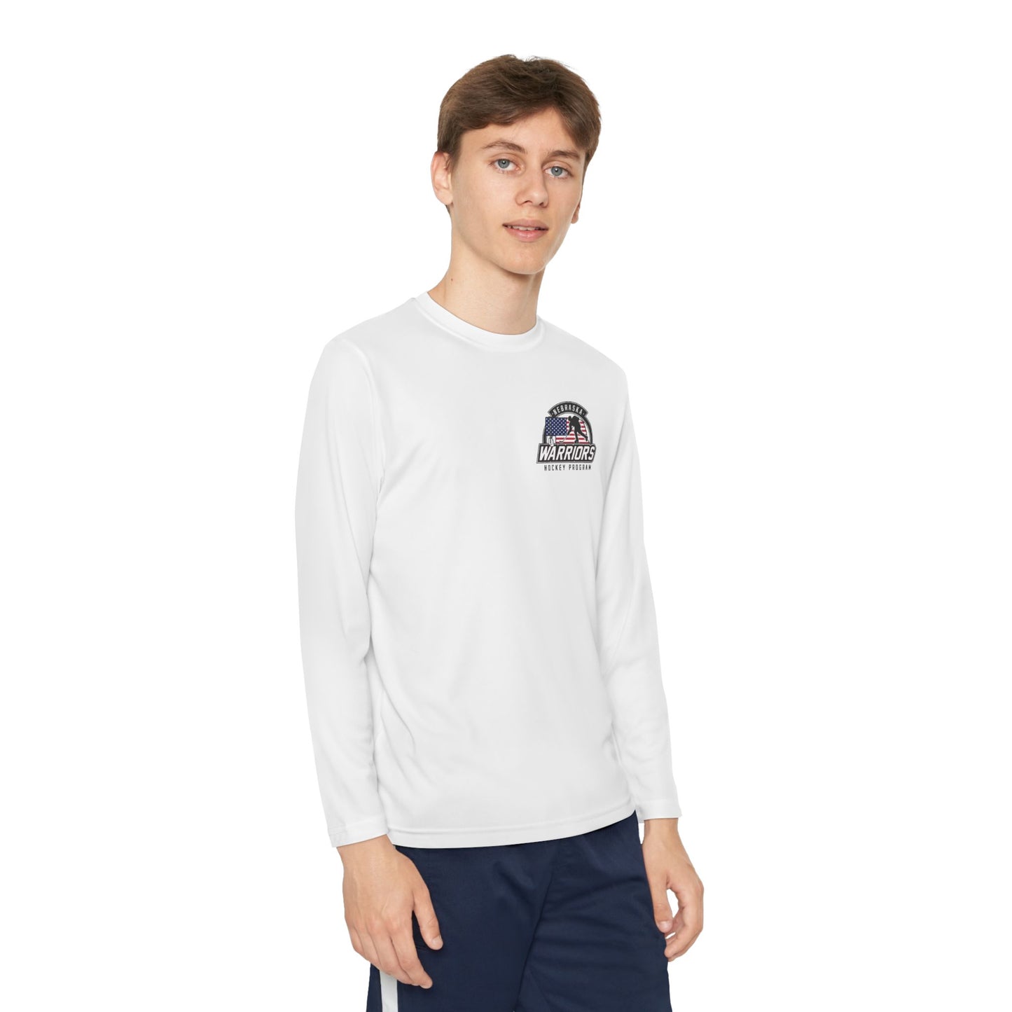Nebraska Warriors Hockey Program Long Sleeve Tee Youth