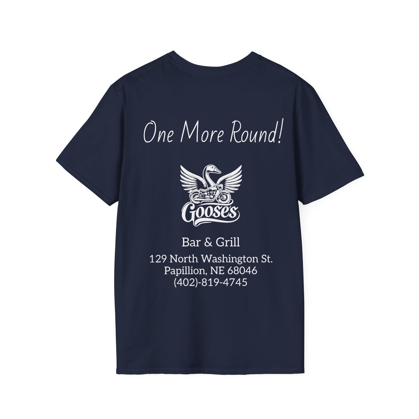 Goose's Bar & Grill - T-Shirt One more Round dark