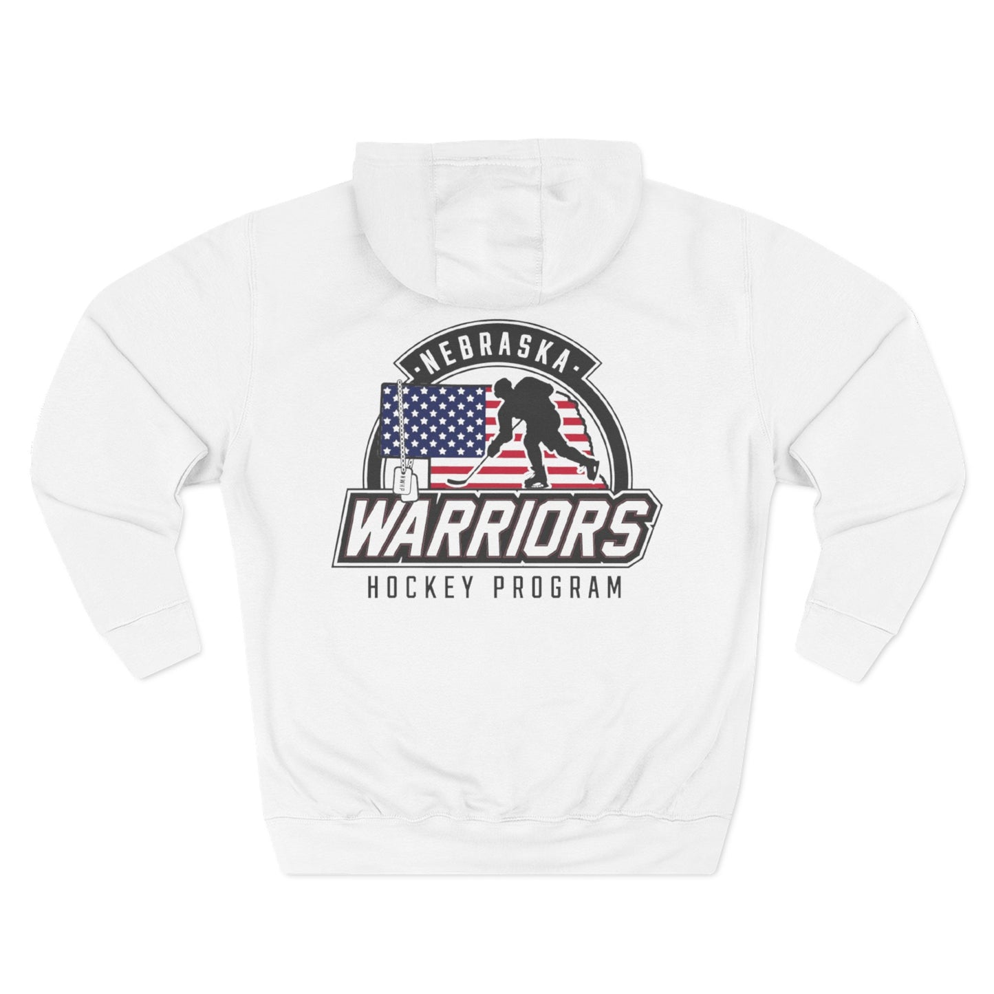 Nebraska Warriors Hockey Program - Fleece Hoodie (FB)