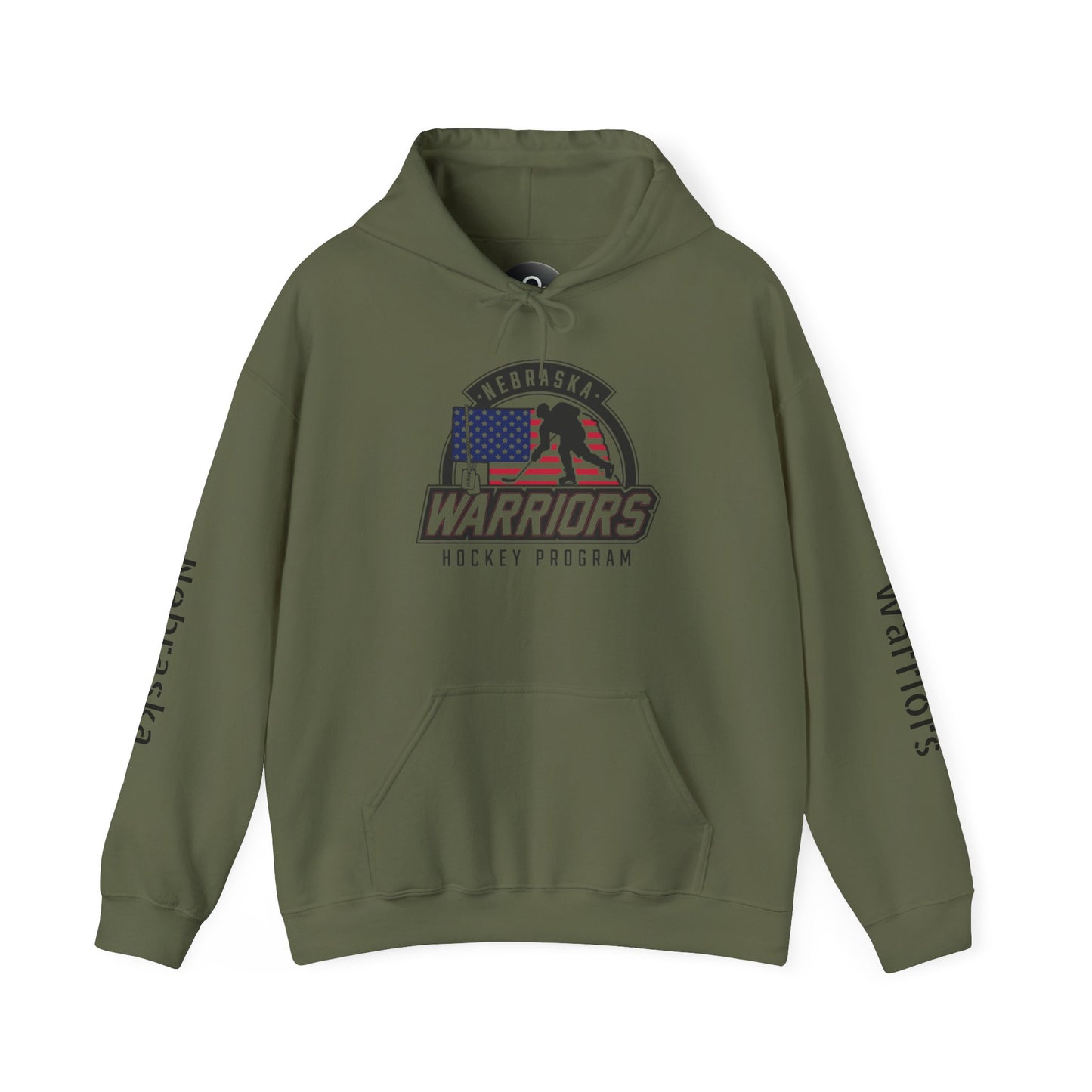 Nebraska Warriors Hockey Program - Hooded Sweatshirt