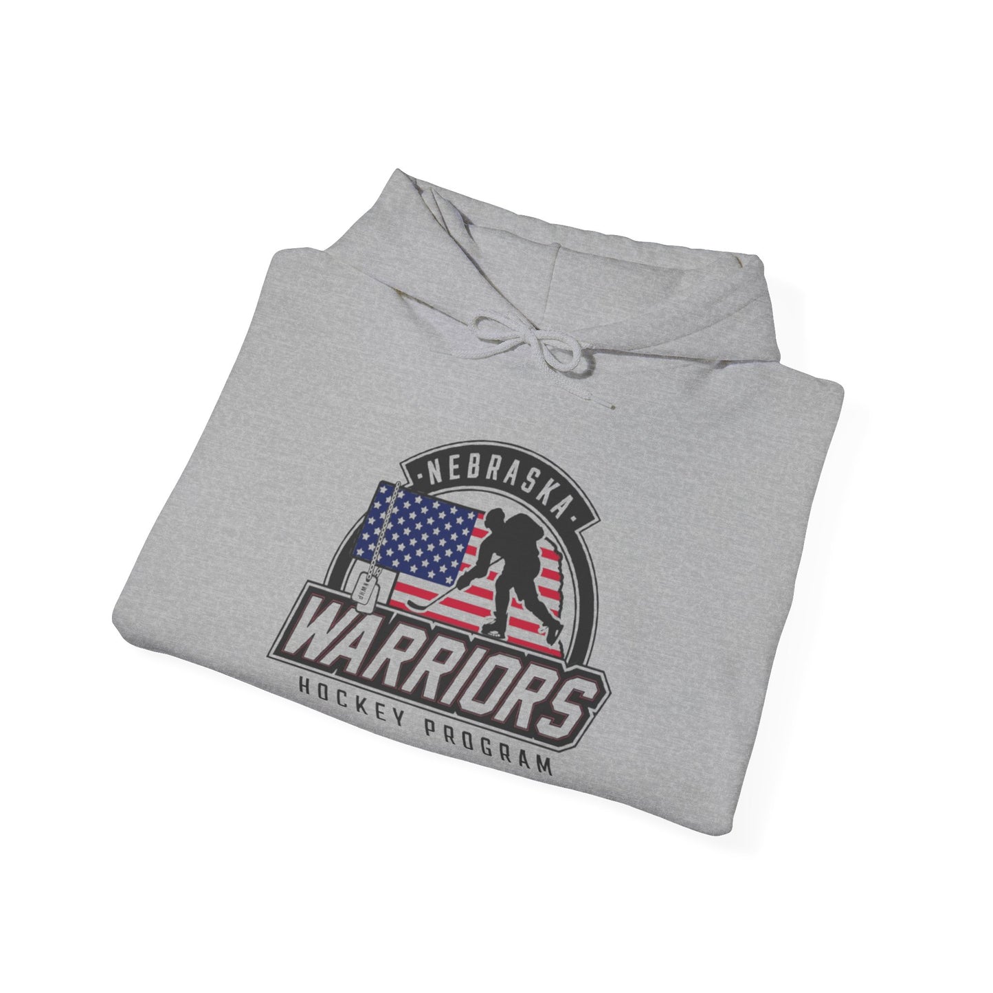 Nebraska Warriors Hockey Program - Hooded Sweatshirt