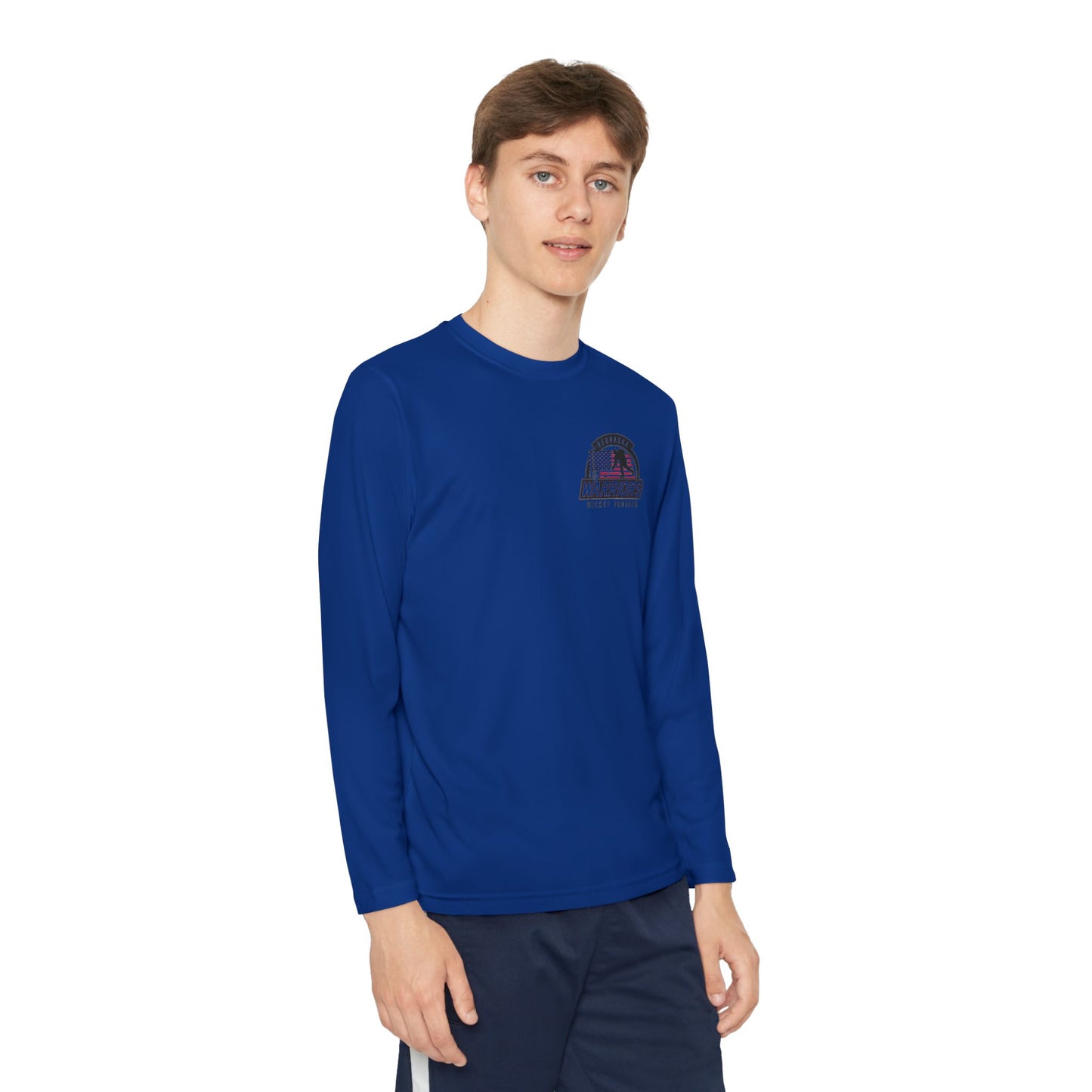 Nebraska Warriors Hockey Program Long Sleeve Tee Youth