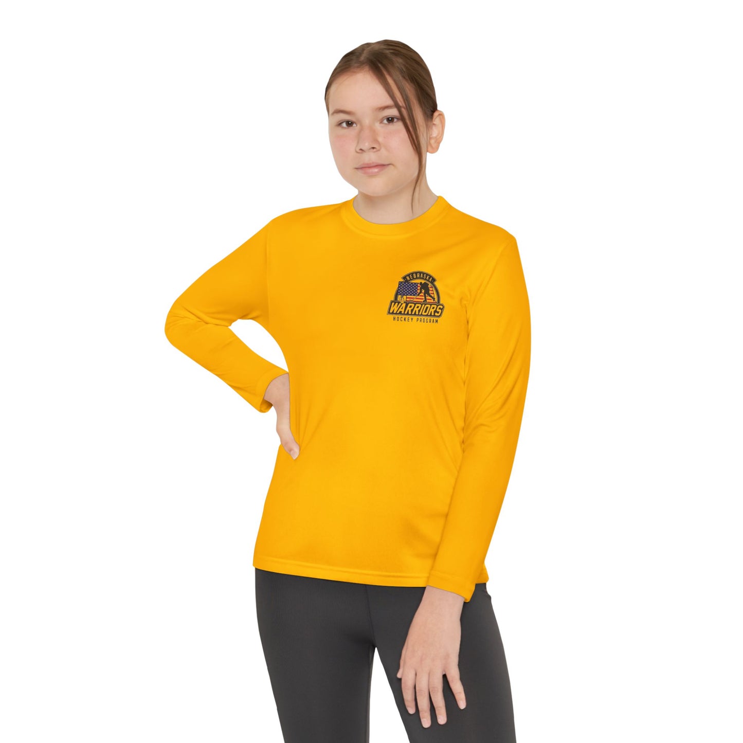 Nebraska Warriors Hockey Program Long Sleeve Tee Youth