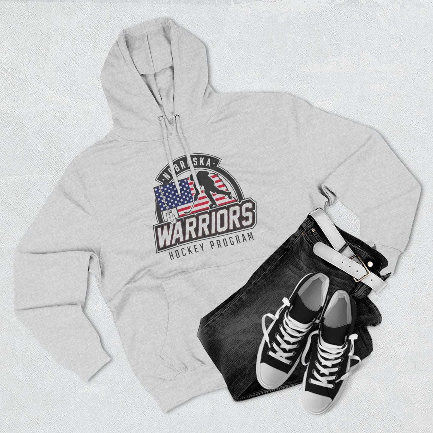 Nebraska Warriors Hockey Program - Fleece Hoodie