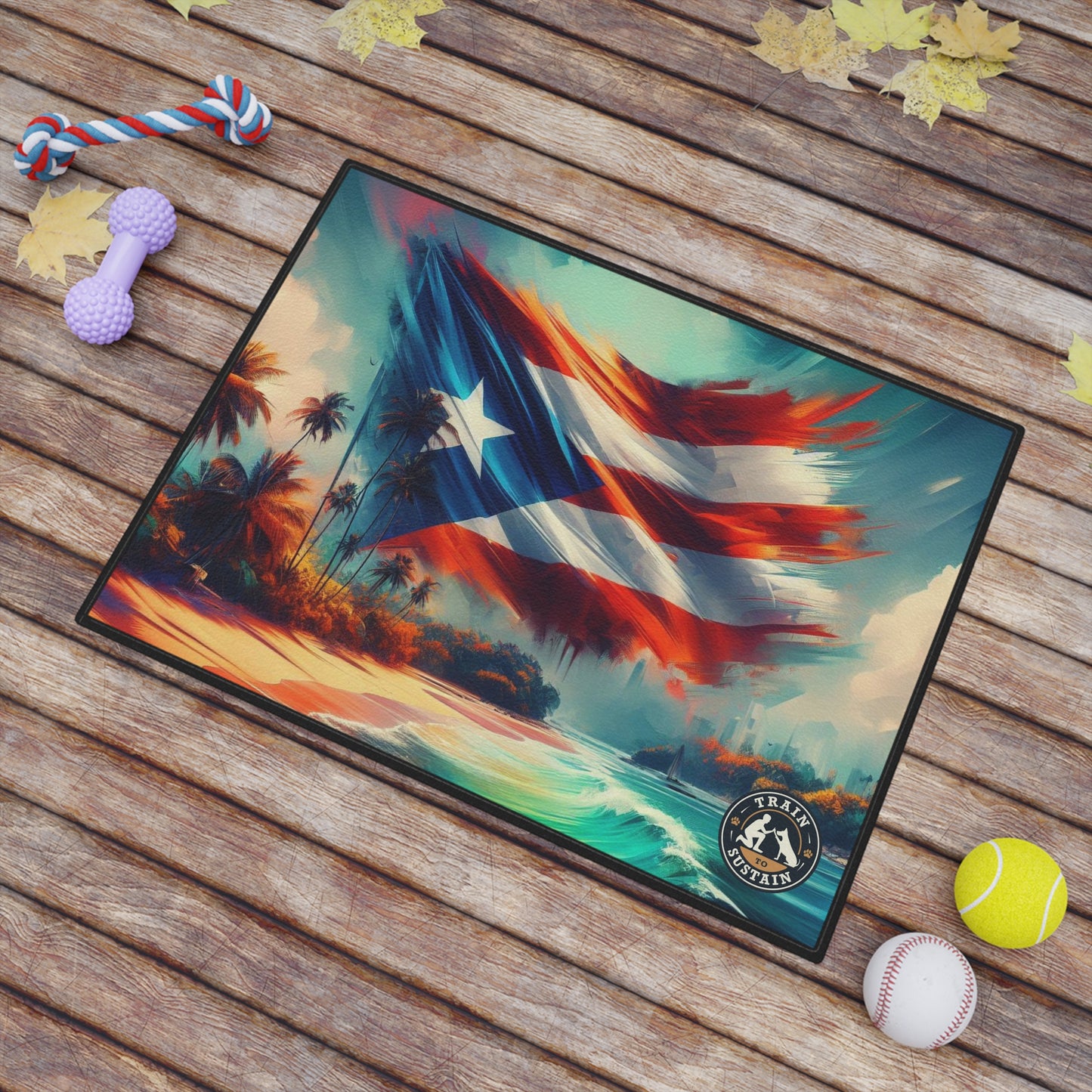 Train to Sustain - Pet Mat (18" x 24")