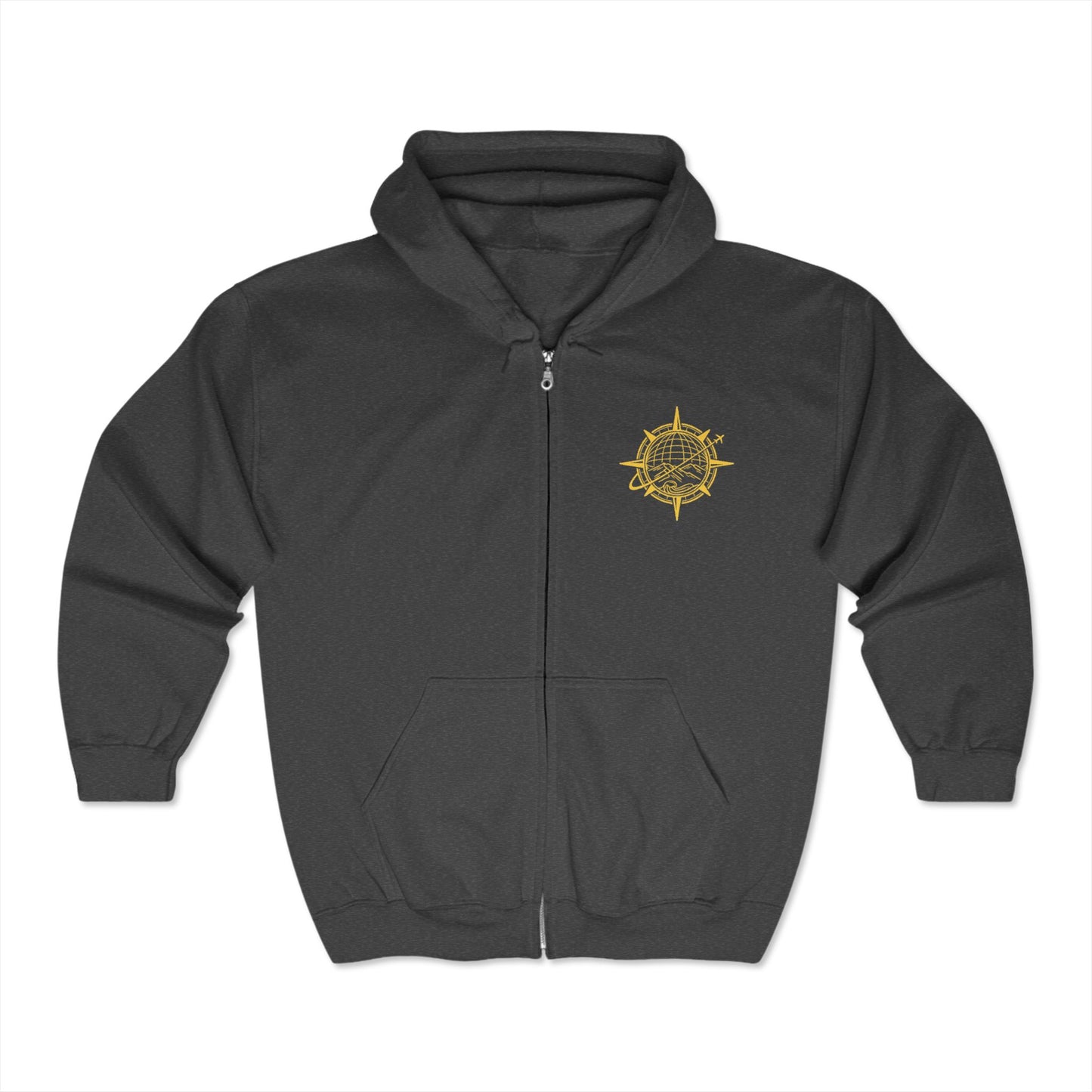 Bucket List Unlimited Unisex Heavy Blend™ Full Zip Hooded Sweatshirt