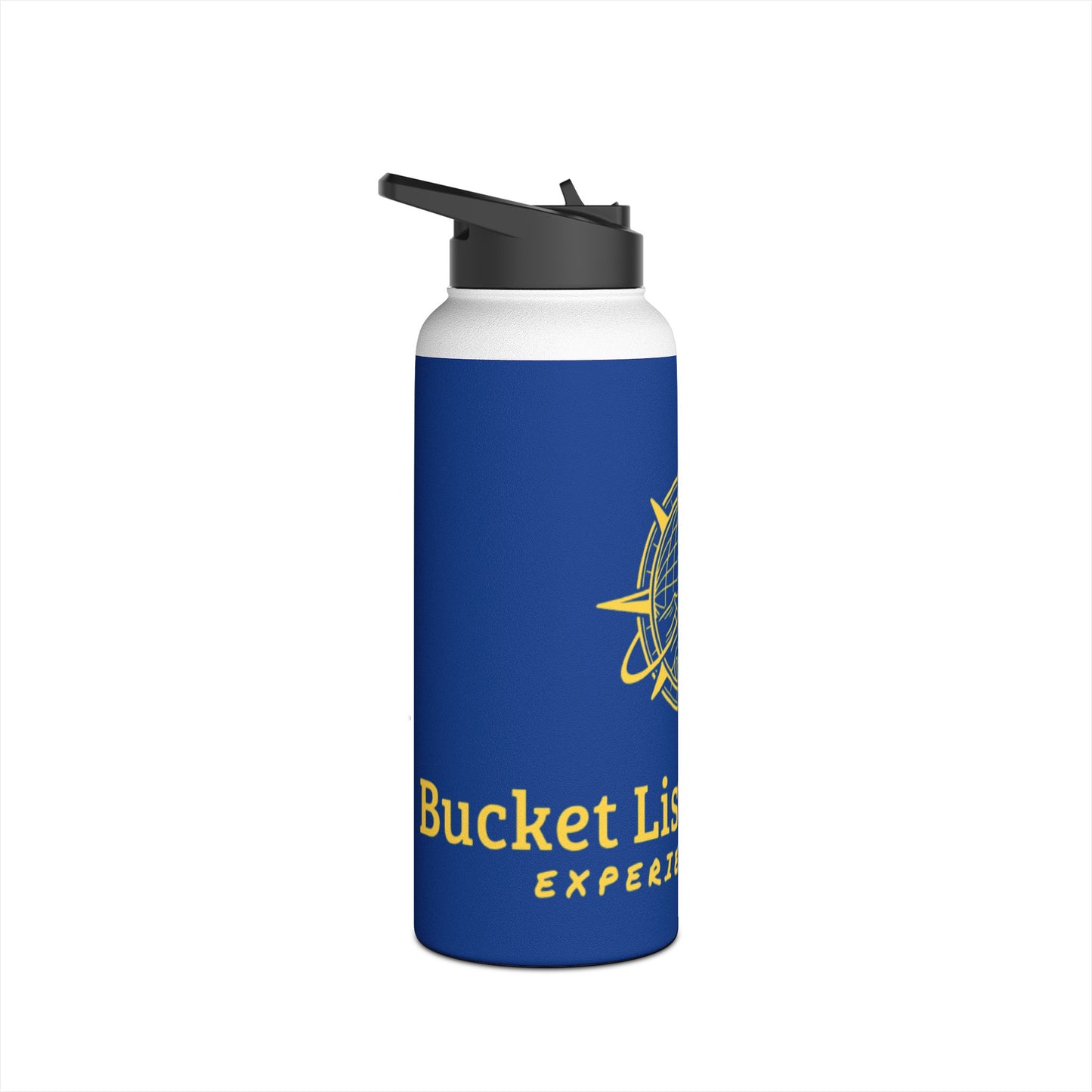 Bucket List Unlimited Stainless Steel Water Bottle, Standard Lid