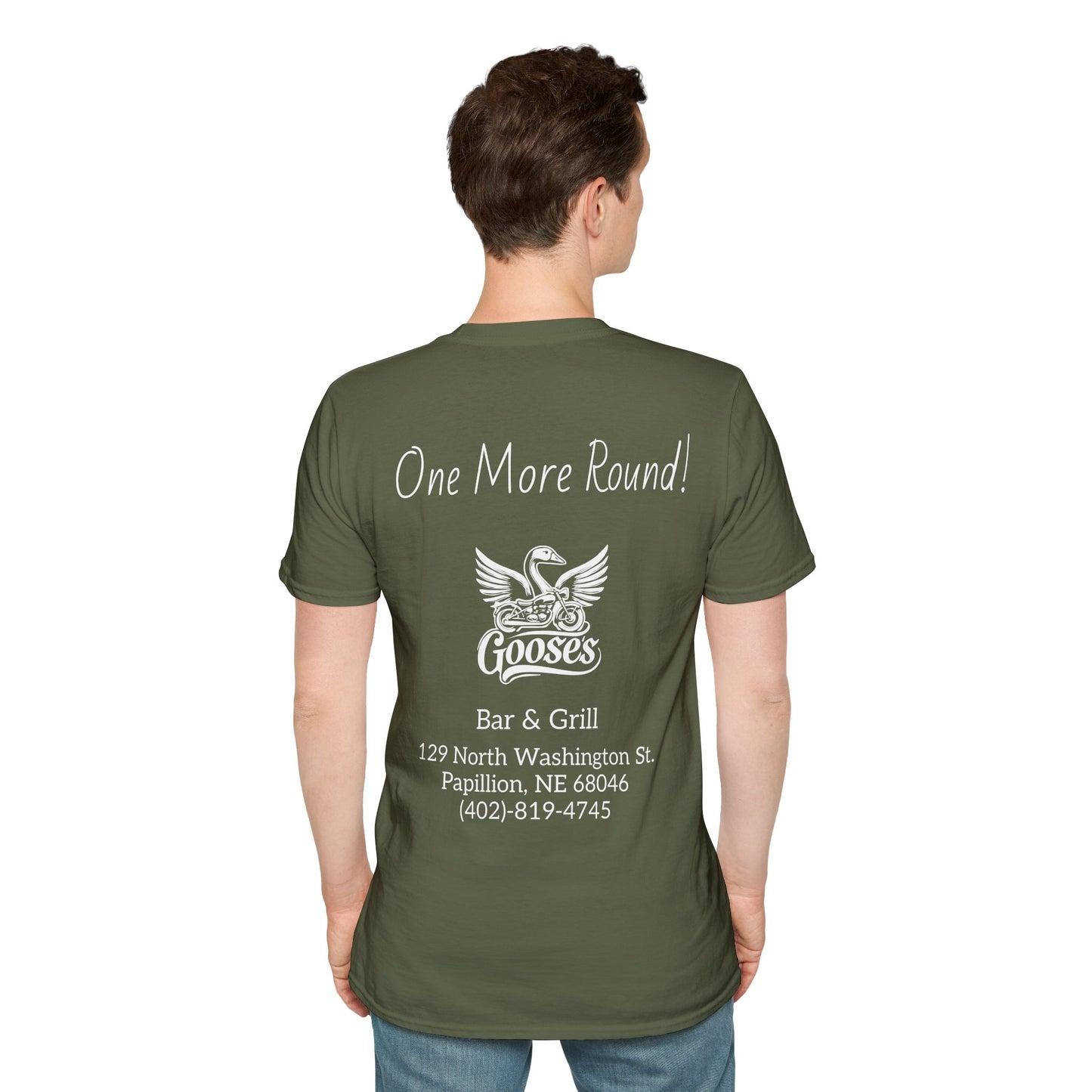 Goose's Bar & Grill - T-Shirt One more Round dark
