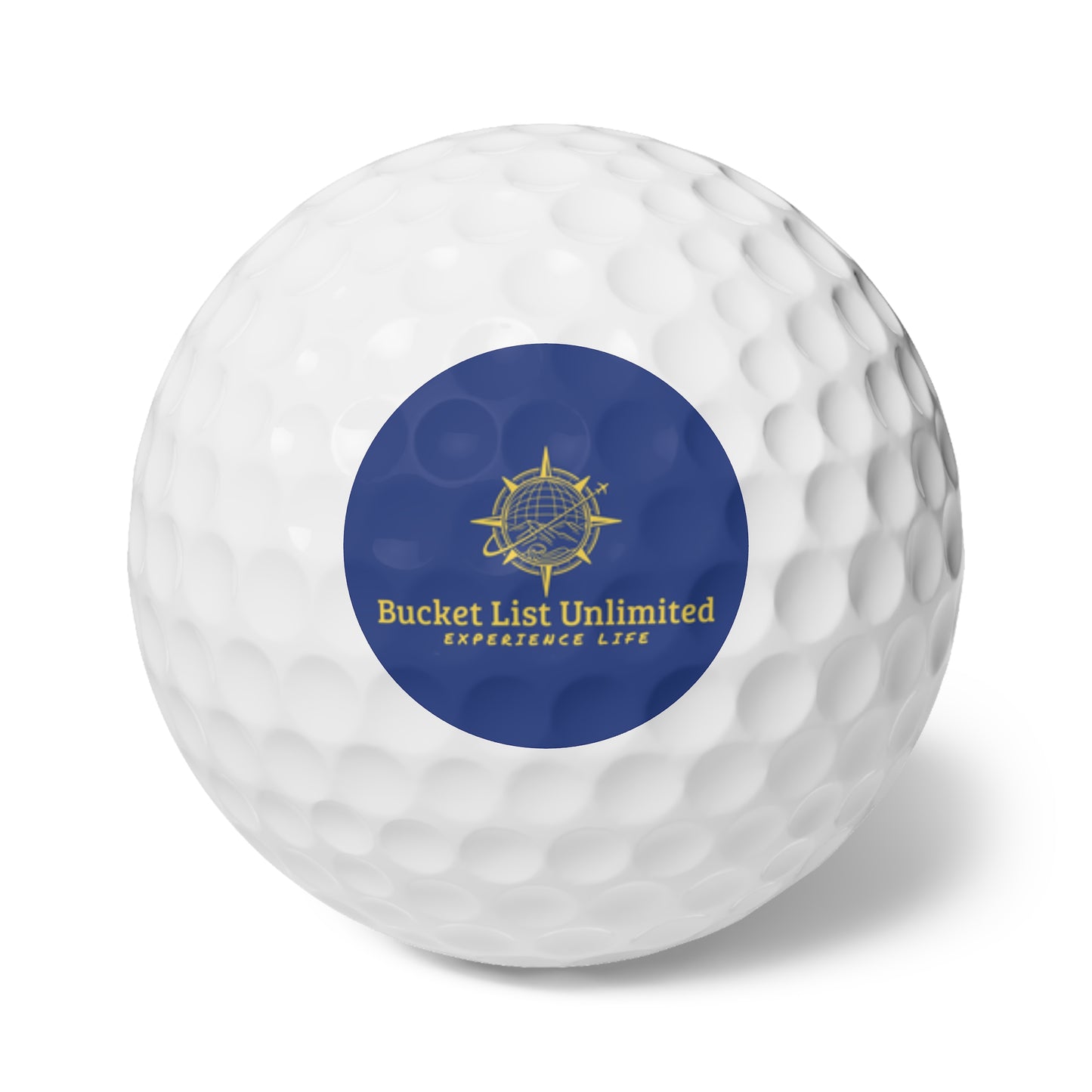 Bucket List Unlimited Golf Balls, 6pcs