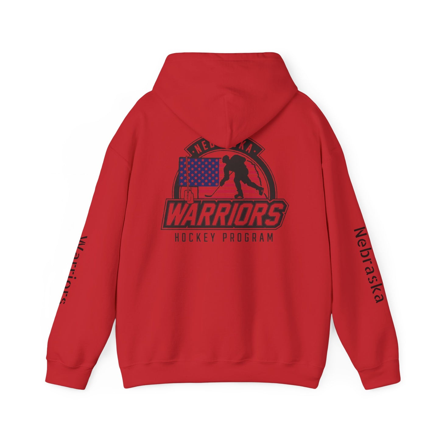 Nebraska Warriors Hockey Program - Hooded Sweatshirt