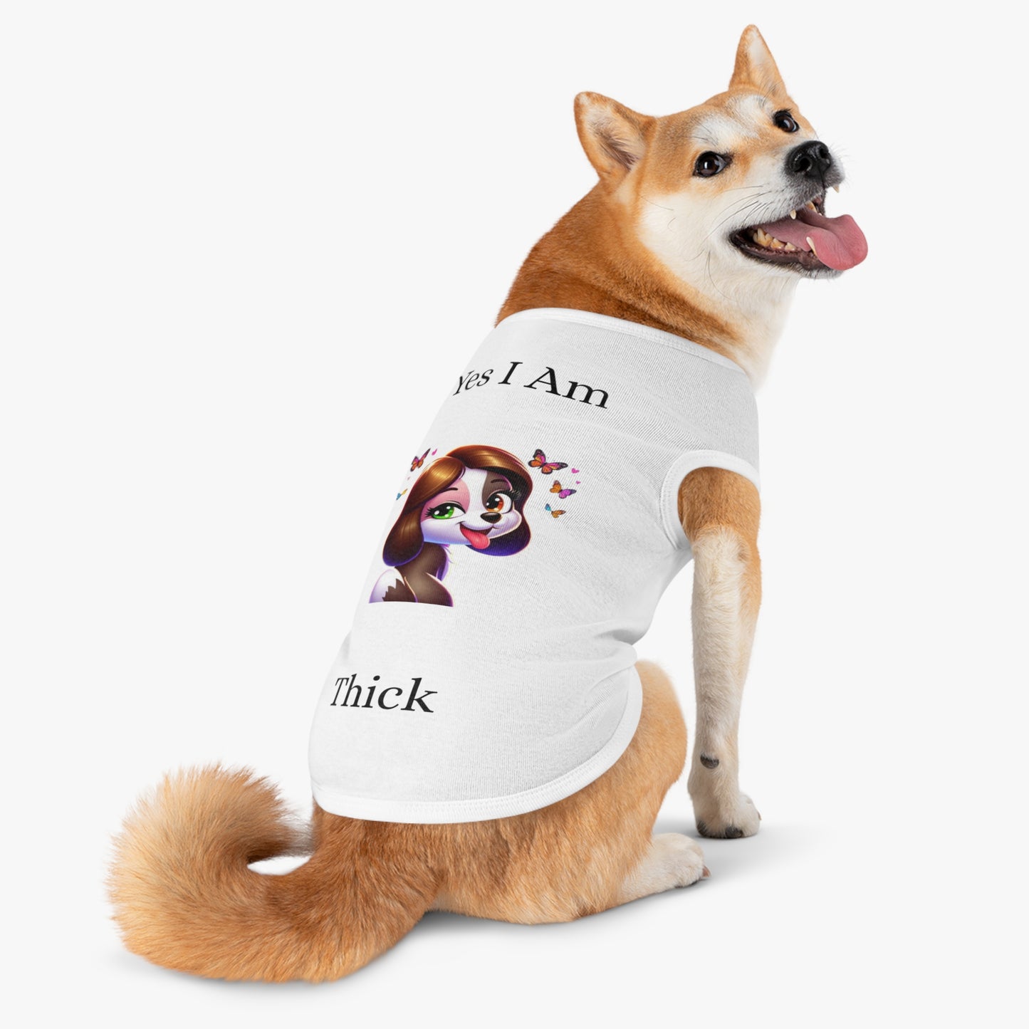 Train to Sustain - Cute Dog Tank Top (Thick)