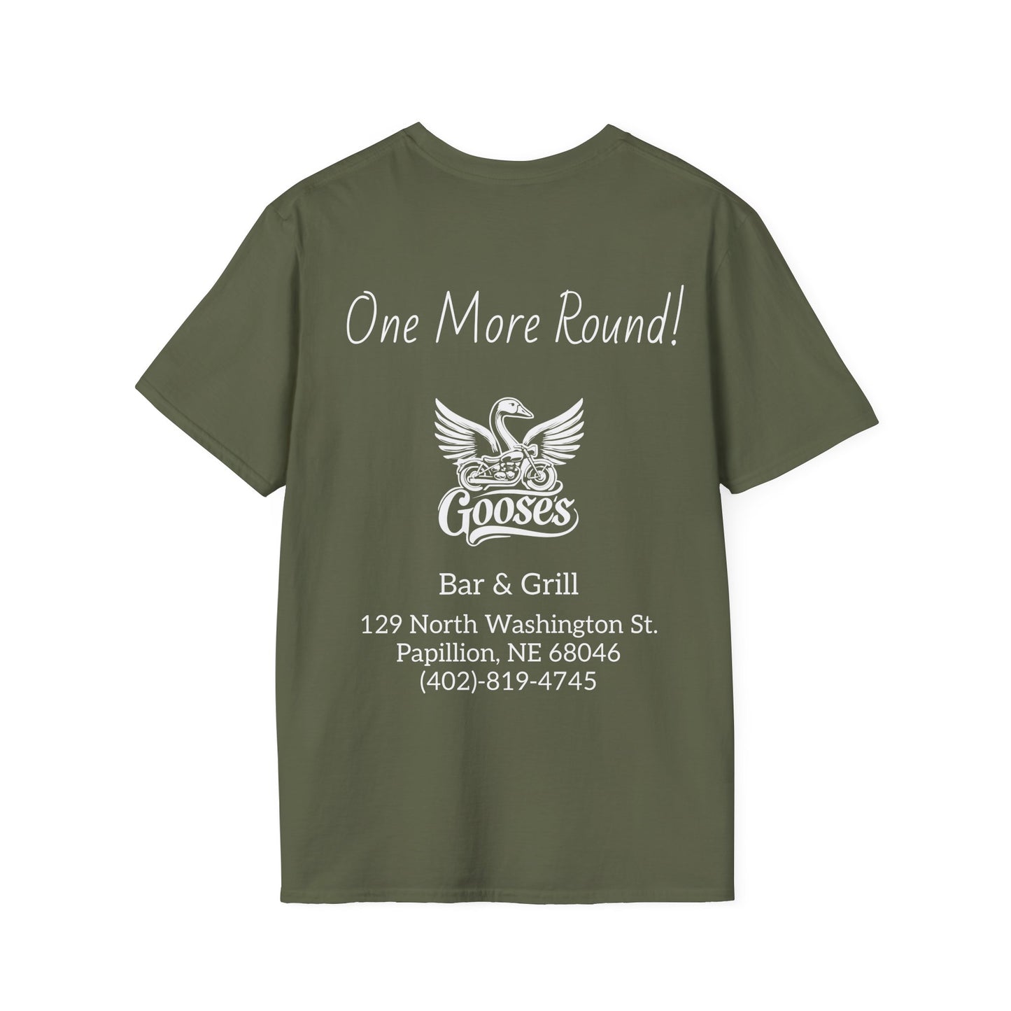 Goose's Bar & Grill - T-Shirt One more Round dark