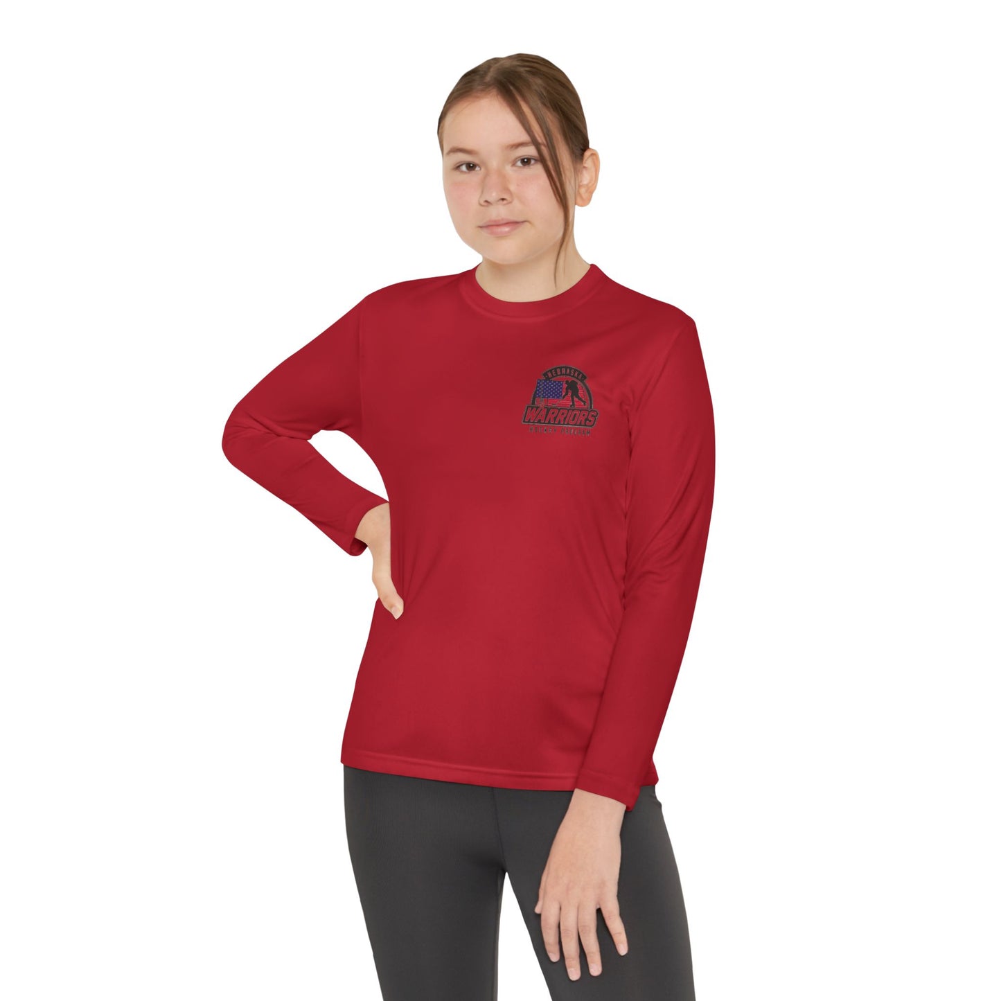 Nebraska Warriors Hockey Program Long Sleeve Tee Youth