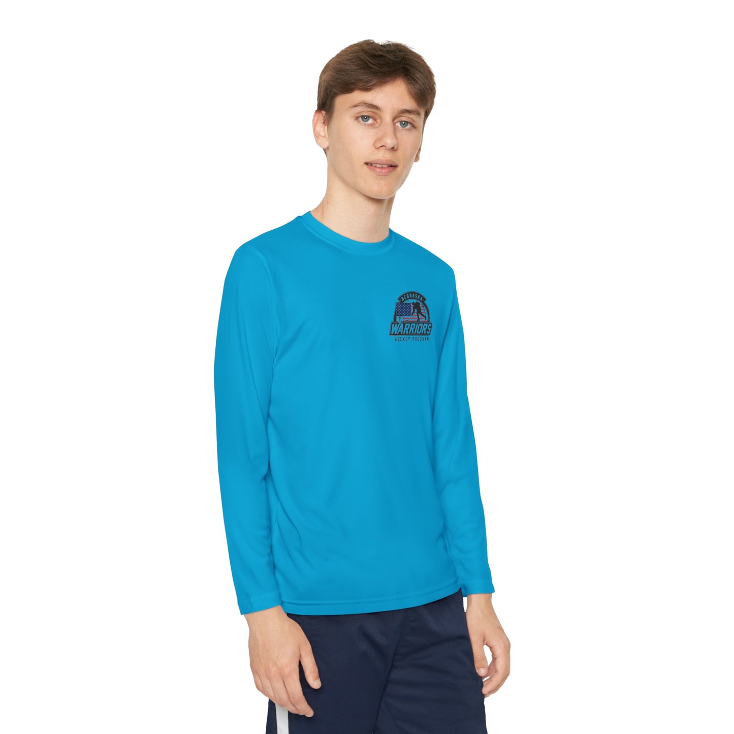 Nebraska Warriors Hockey Program Long Sleeve Tee Youth