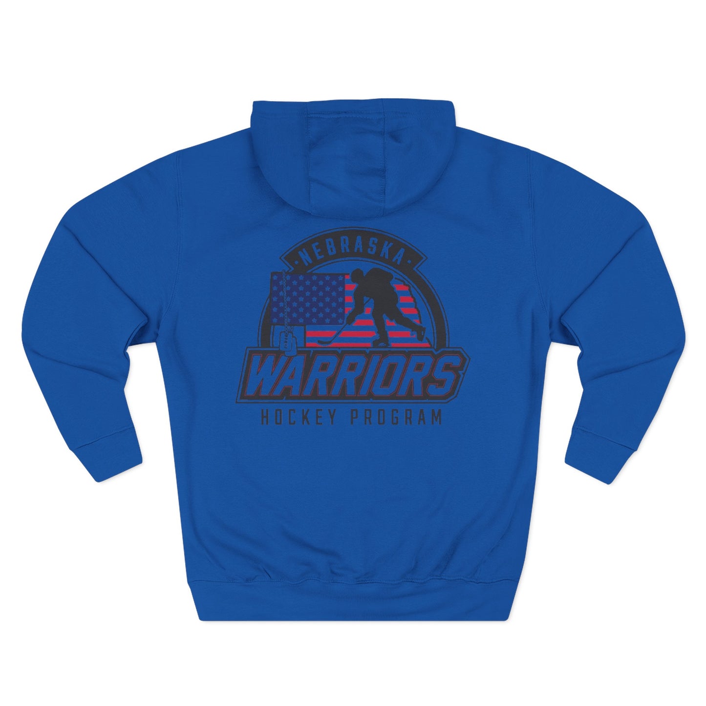 Nebraska Warriors Hockey Program - Fleece Hoodie (FB)