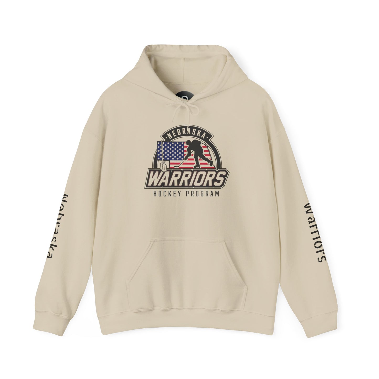 Nebraska Warriors Hockey Program - Hooded Sweatshirt