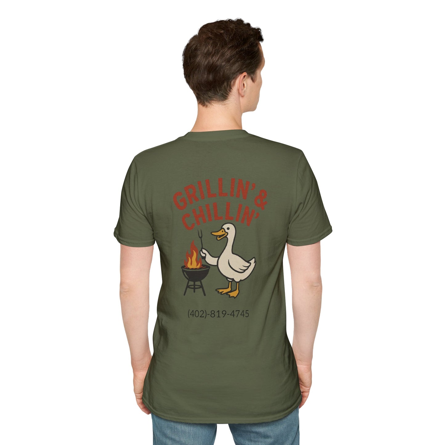 Goose's Bar & Grill - T-Shirt Grillin and Chillin