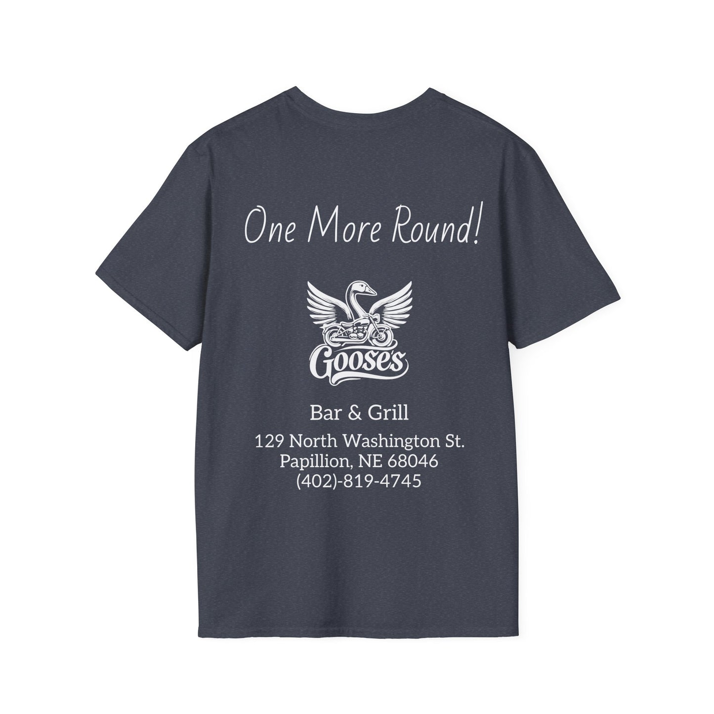 Goose's Bar & Grill - T-Shirt One more Round dark