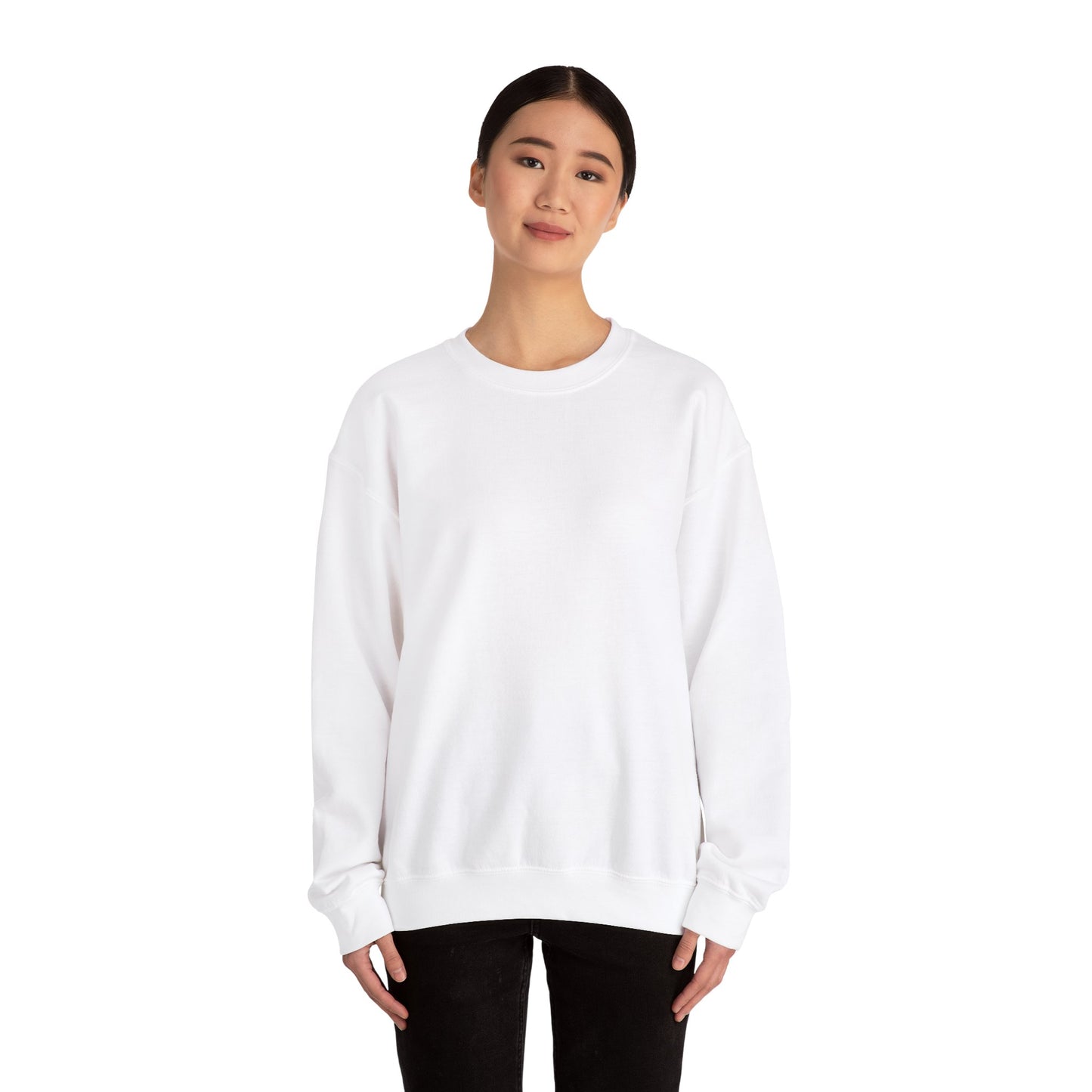 Logo in Neck Template - Unisex Heavy Blend™ Crewneck Sweatshirt