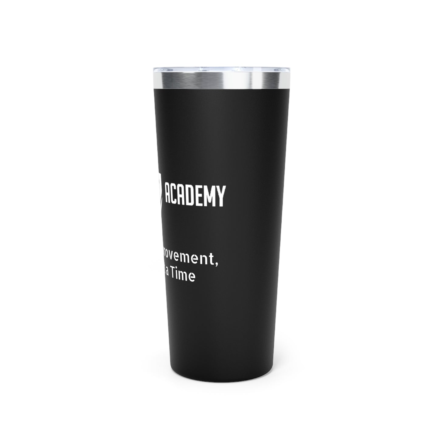 Training 101 Academy Copper Vacuum Insulated Tumbler, 22oz Continual Improvement, One Cup at a Time