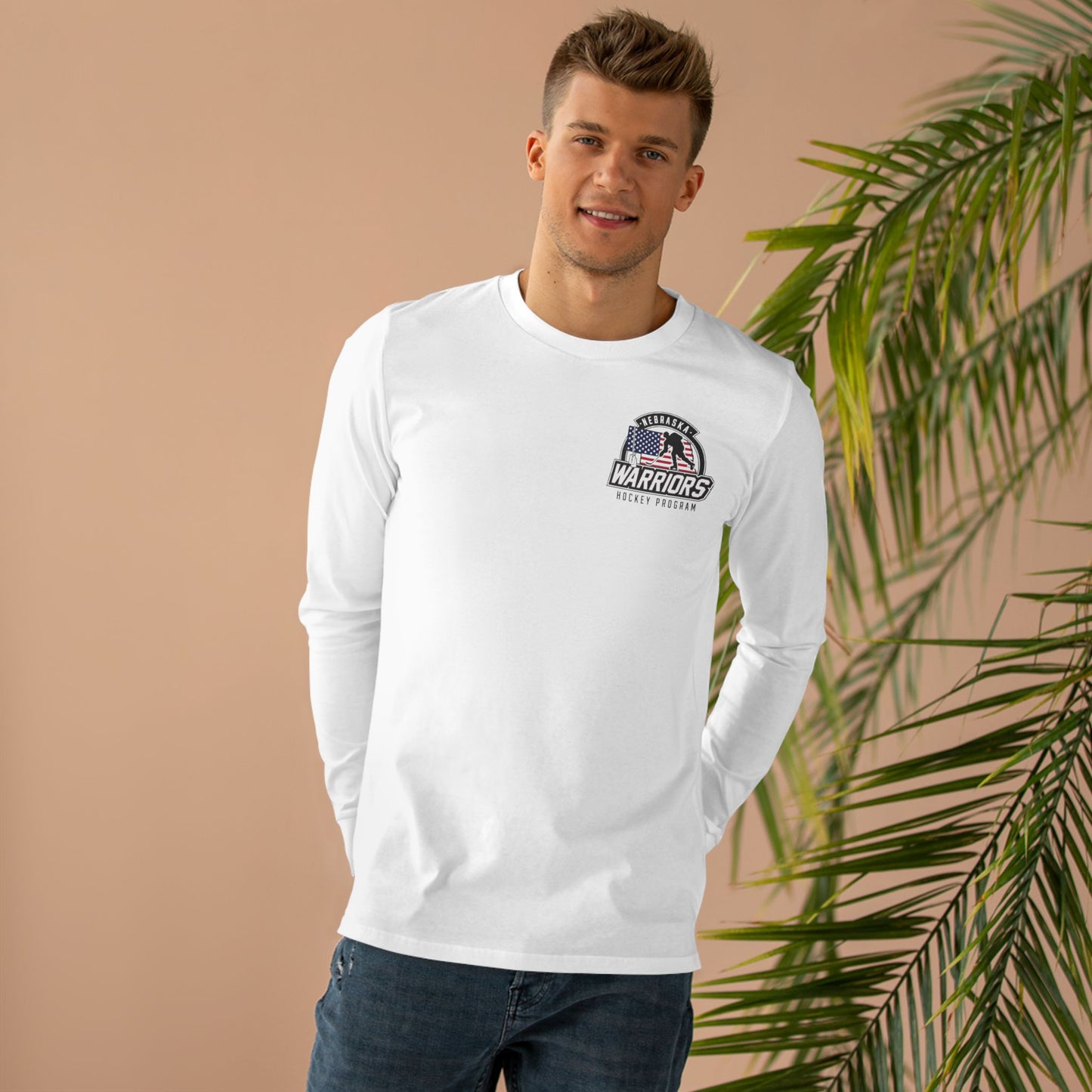 Nebraska Warriors Hockey Program - Men’s Base Longsleeve Tee