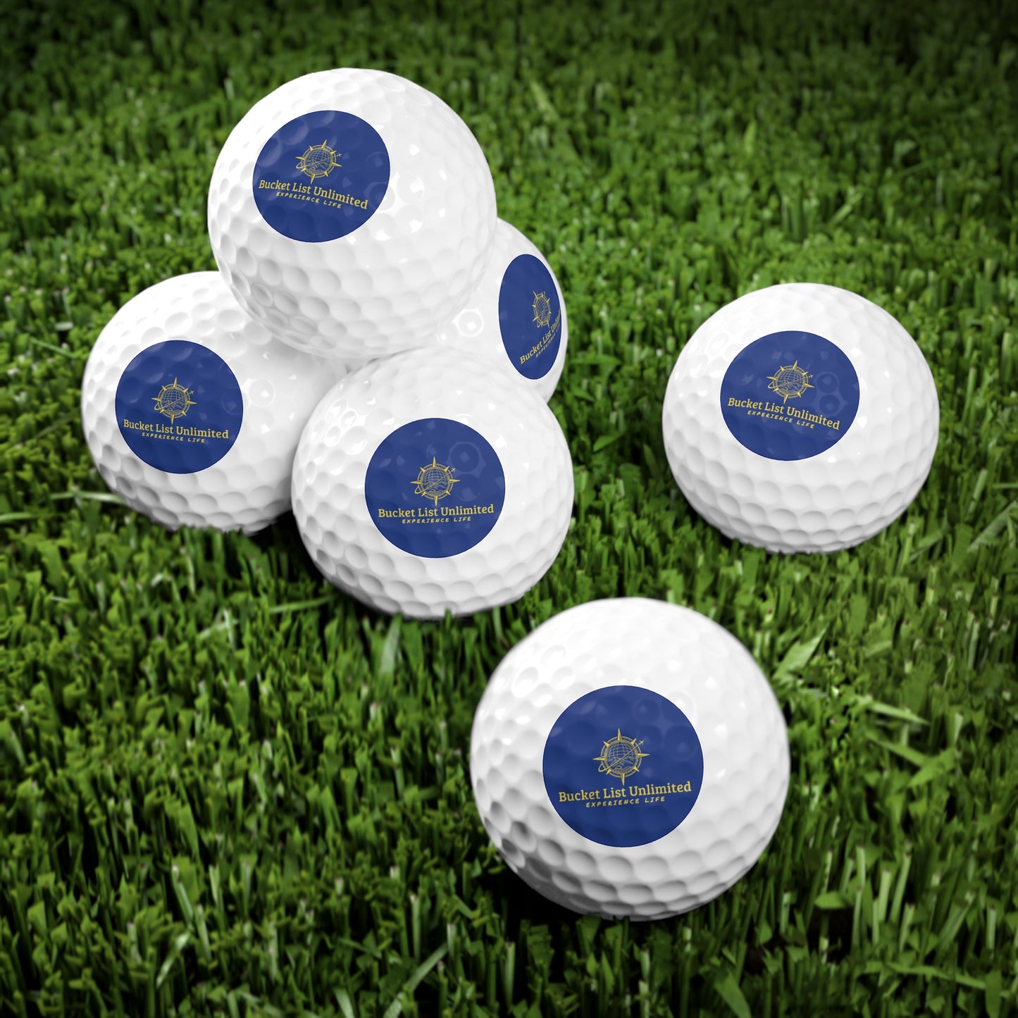 Bucket List Unlimited Golf Balls, 6pcs