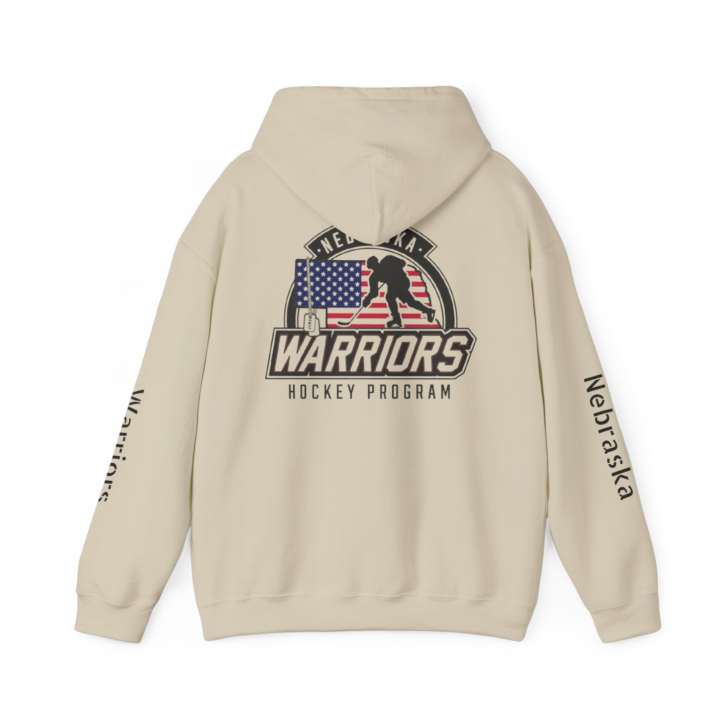 Nebraska Warriors Hockey Program - Hooded Sweatshirt