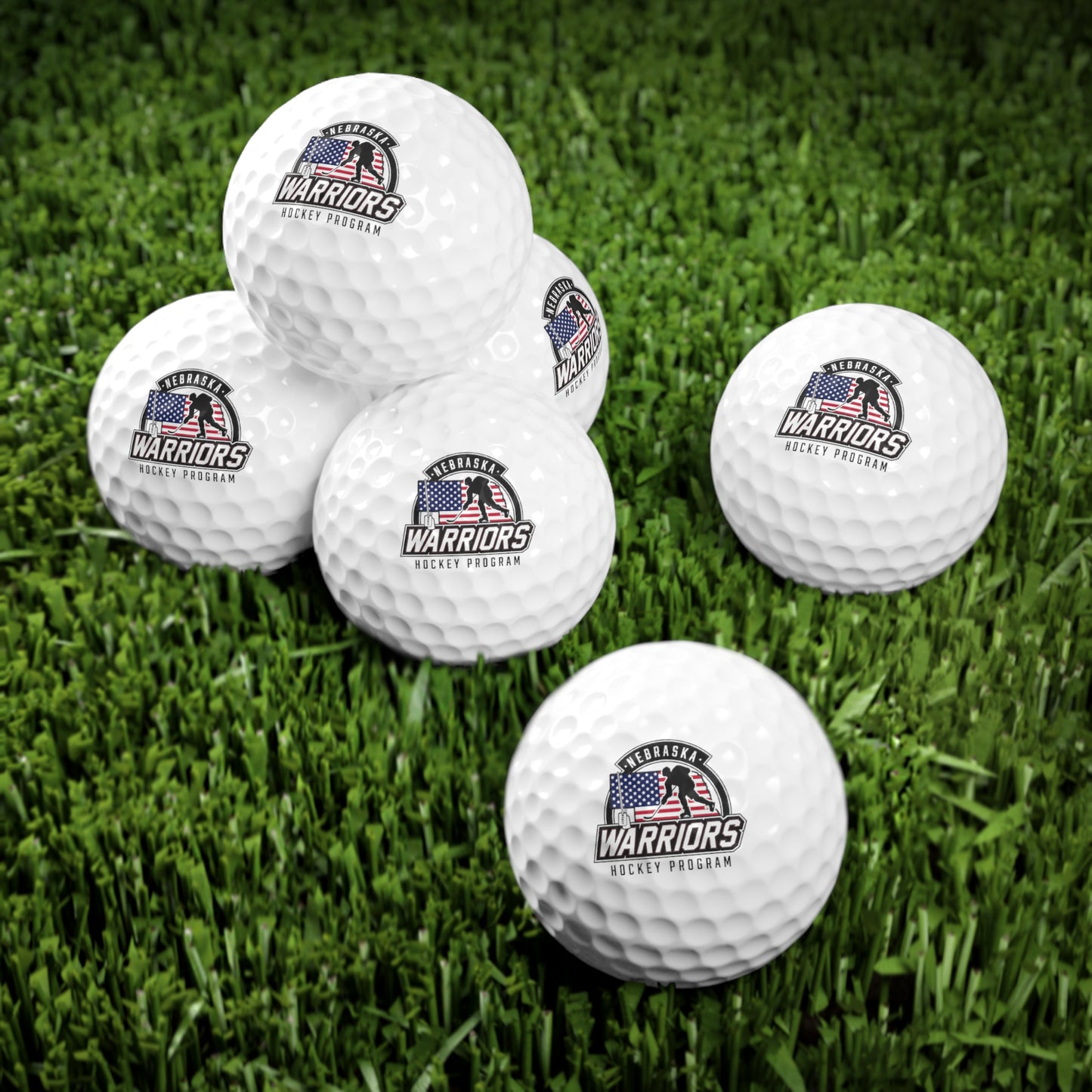Nebraska Warriors Hockey Program - Golf Balls