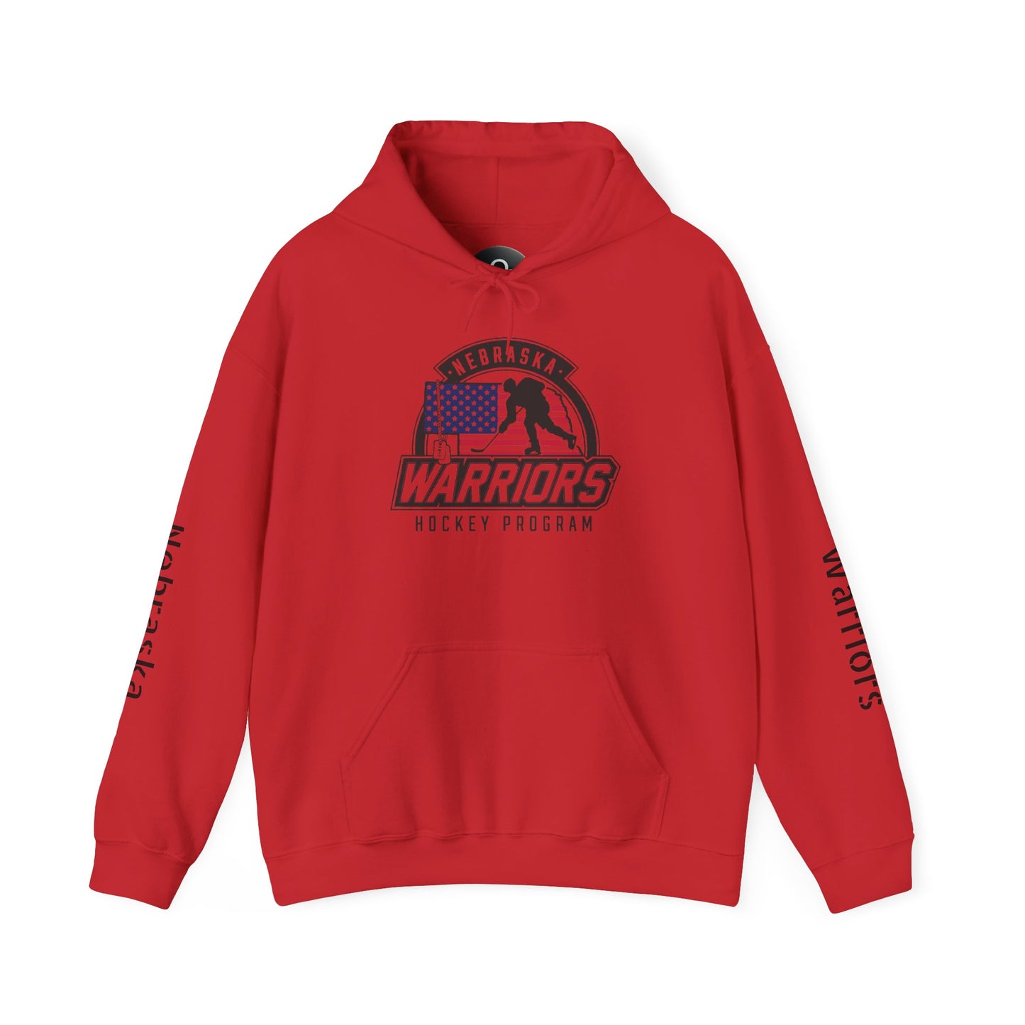 Nebraska Warriors Hockey Program - Hooded Sweatshirt