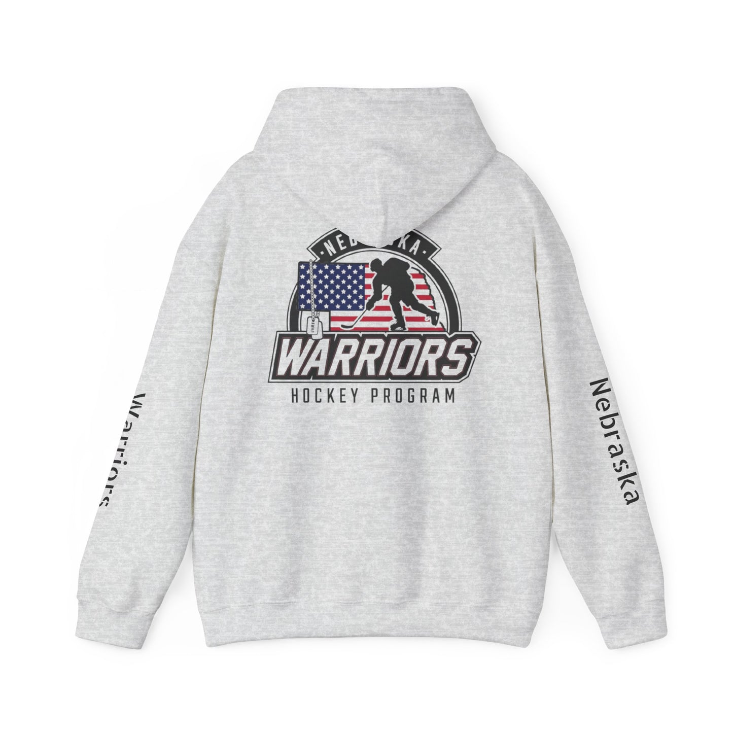 Nebraska Warriors Hockey Program - Hooded Sweatshirt