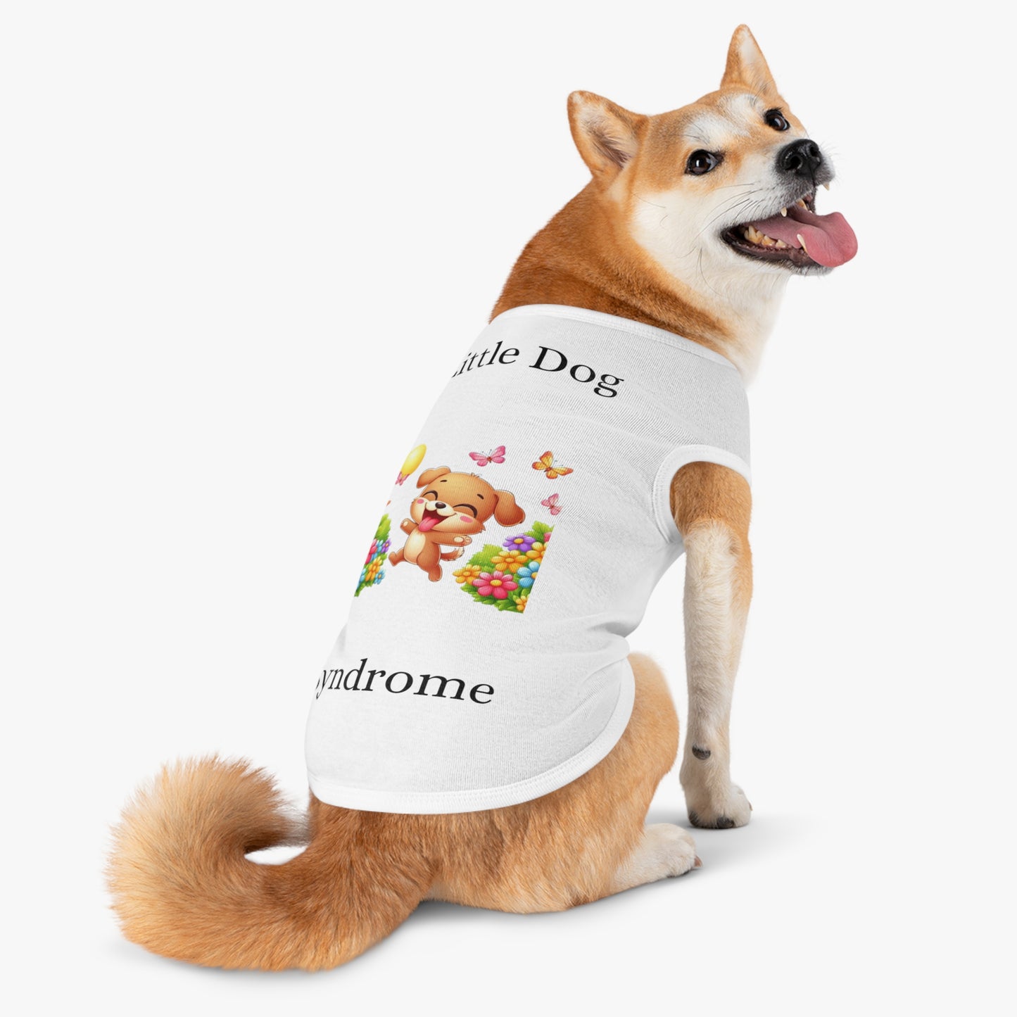 Train to Sustain - Cute Dog Tank Top (Little Dog)